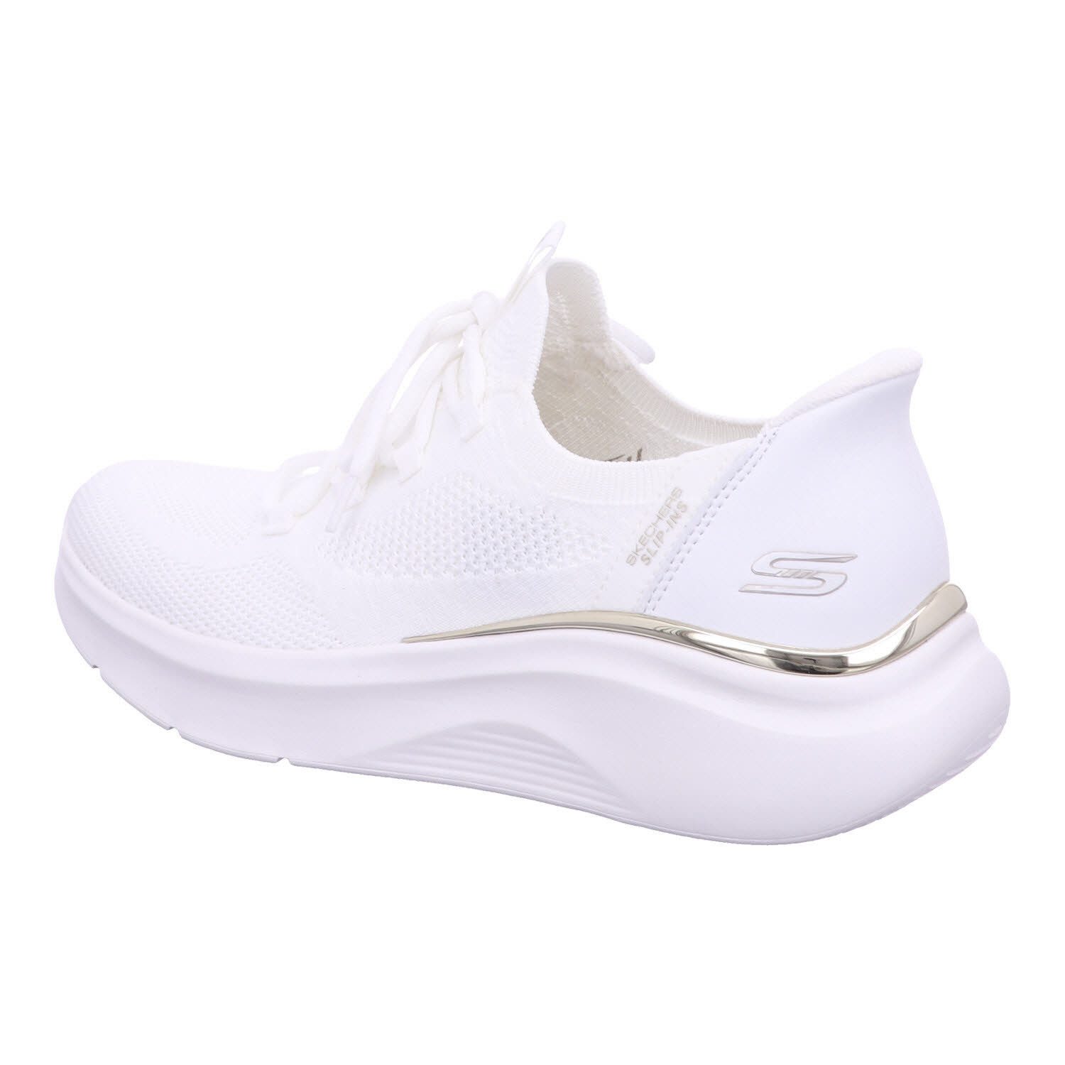 Skechers 117617 WHT Slipper