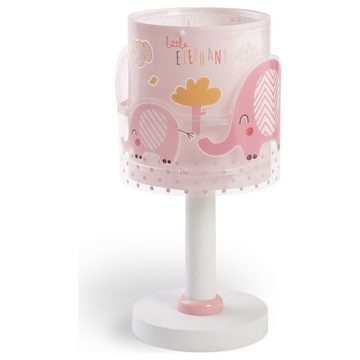 Dalber Tischleuchte Kinderzimmer Tischleuchte Little Elephant in Pink E14, keine Angabe, Leuchtmittel enthalten: Nein, warmweiss, Kinderzimmerlampe, Kinderleuchte
