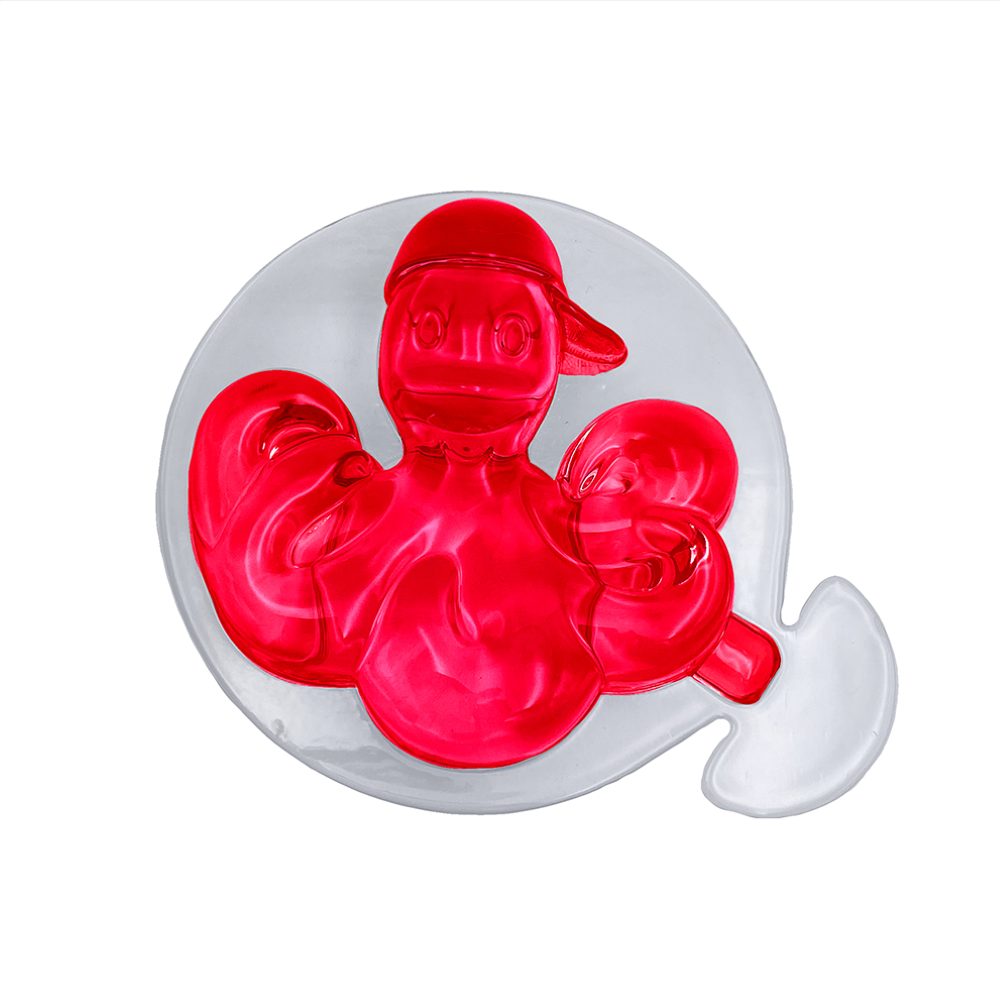 TINTI Badespielzeug Tinti Schaumbad 3D rot