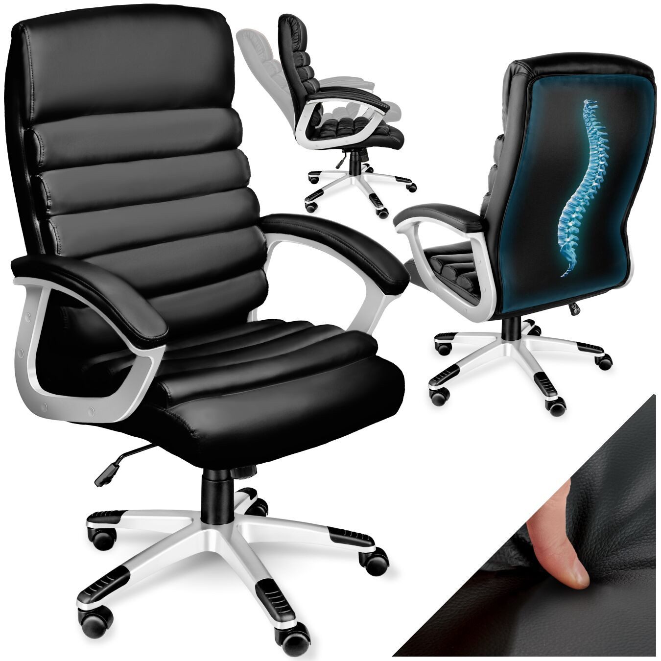 tectake Chefsessel Bürostuhl (Set., 1 St), günstig online kaufen