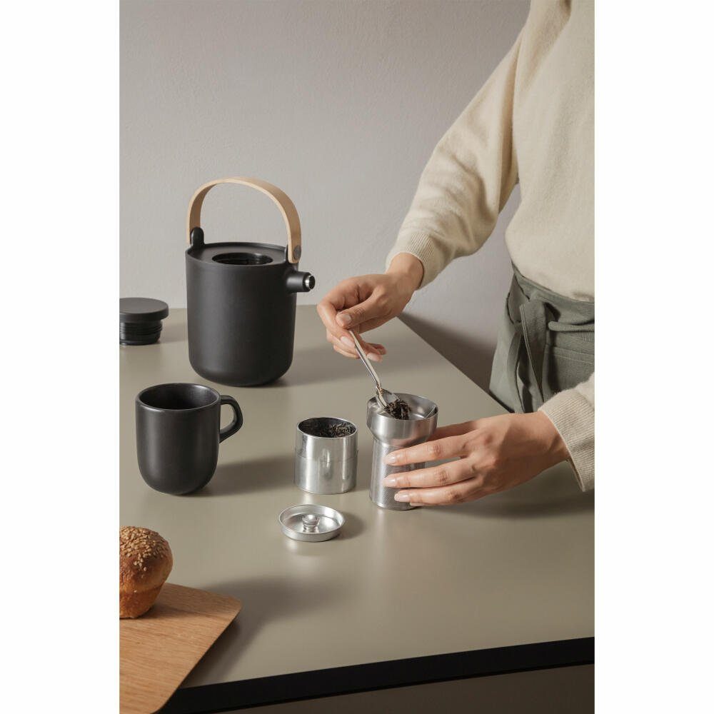 Black, Solo Kitchen 1 Teekanne Eva l Nordic Tee-Thermokanne
