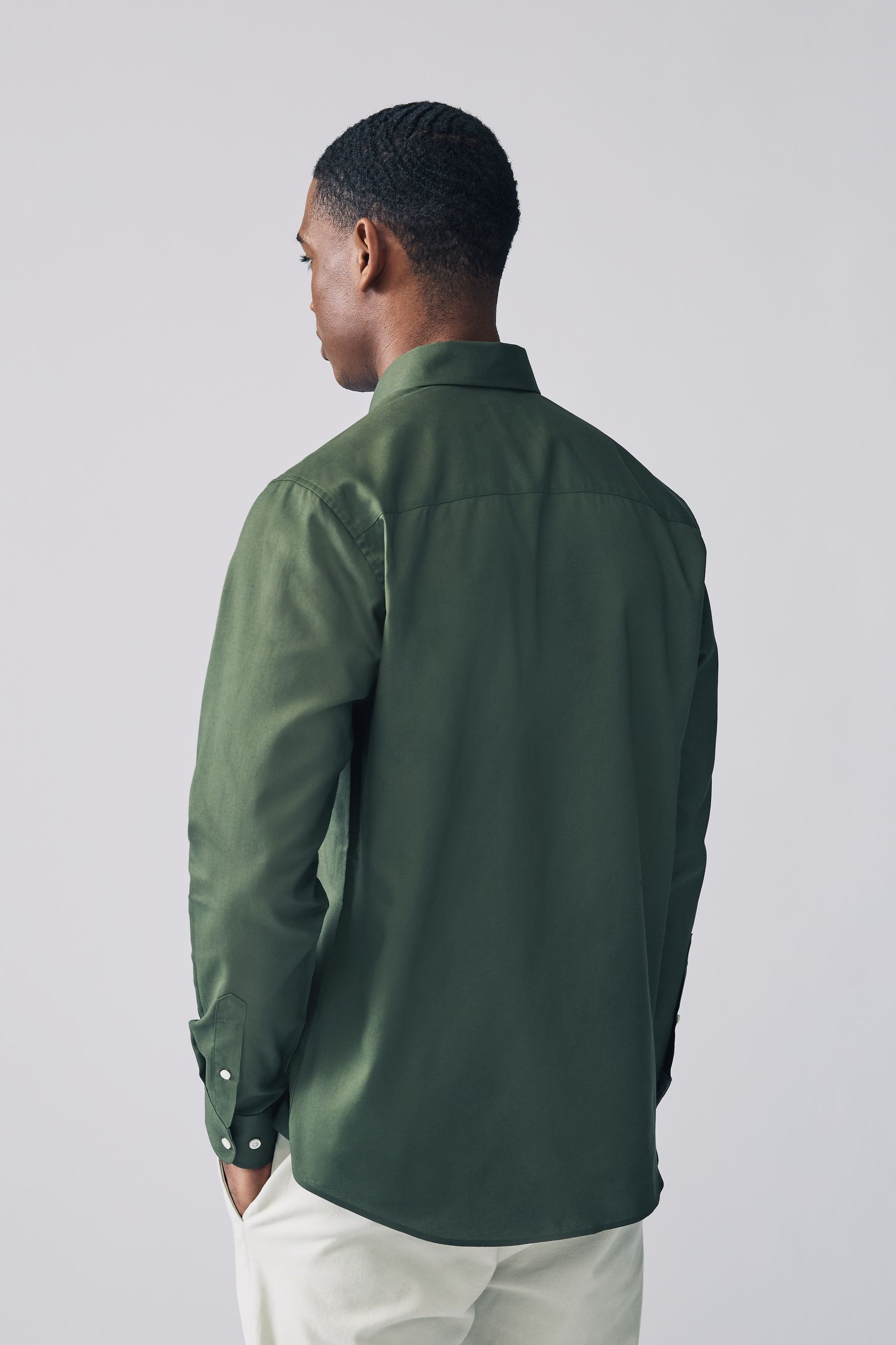 Next Businesshemd Pflegeleichtes Button-Down-Oxford-Hemd (1-tlg) günstig online kaufen