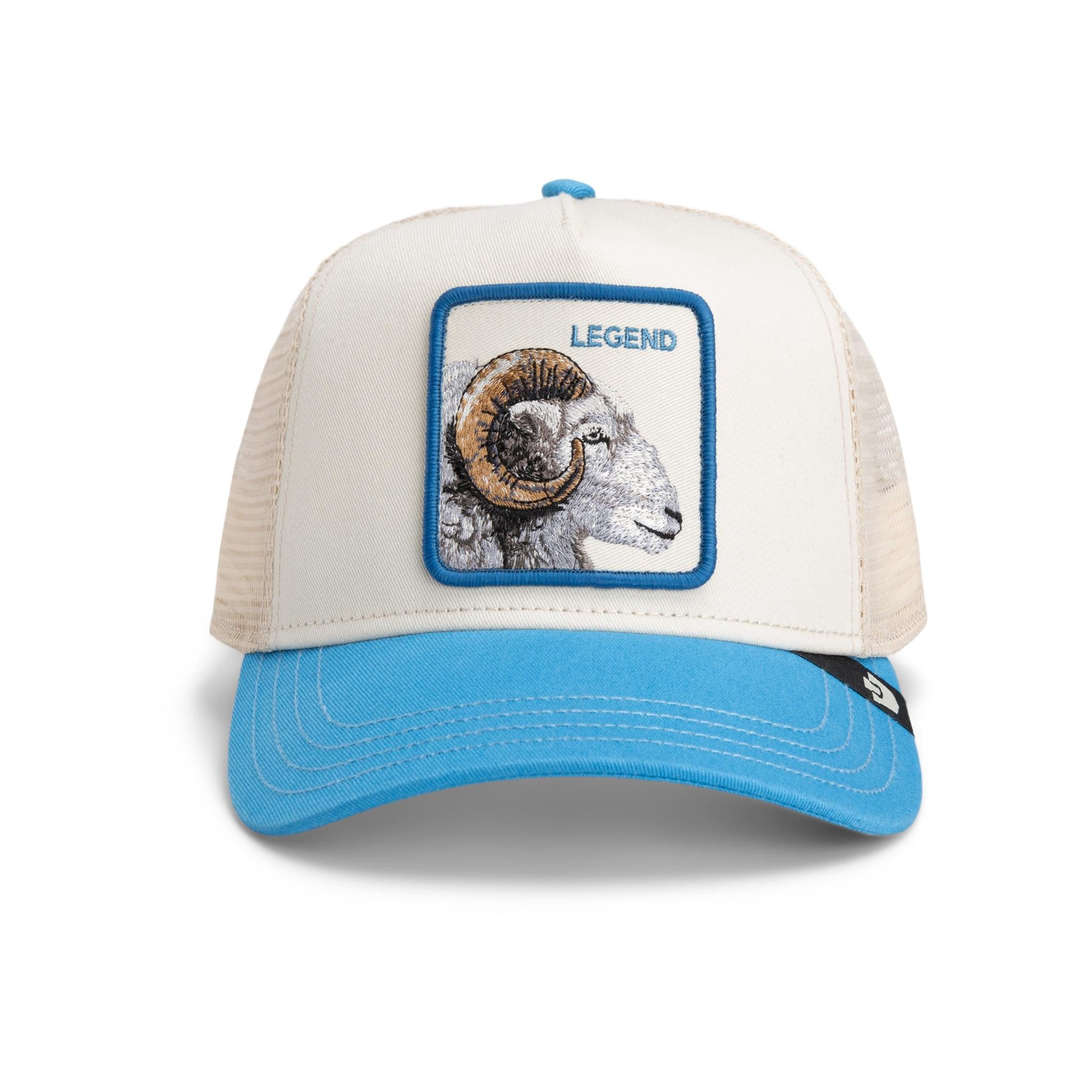 GOORIN Bros. Trucker Cap Goorin Bros. OG Trucker Cap Legend Chalk / Cruise (Basecap, Basecap, Meshcap, Trucker Kappe)