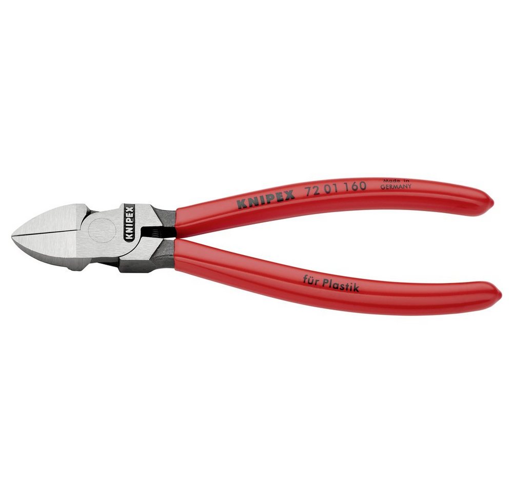 Thumbnail - Knipex Seitenschneider Knipex 72 01 160 Werkstatt Kunststoffseitenschneider ohne Facette 160