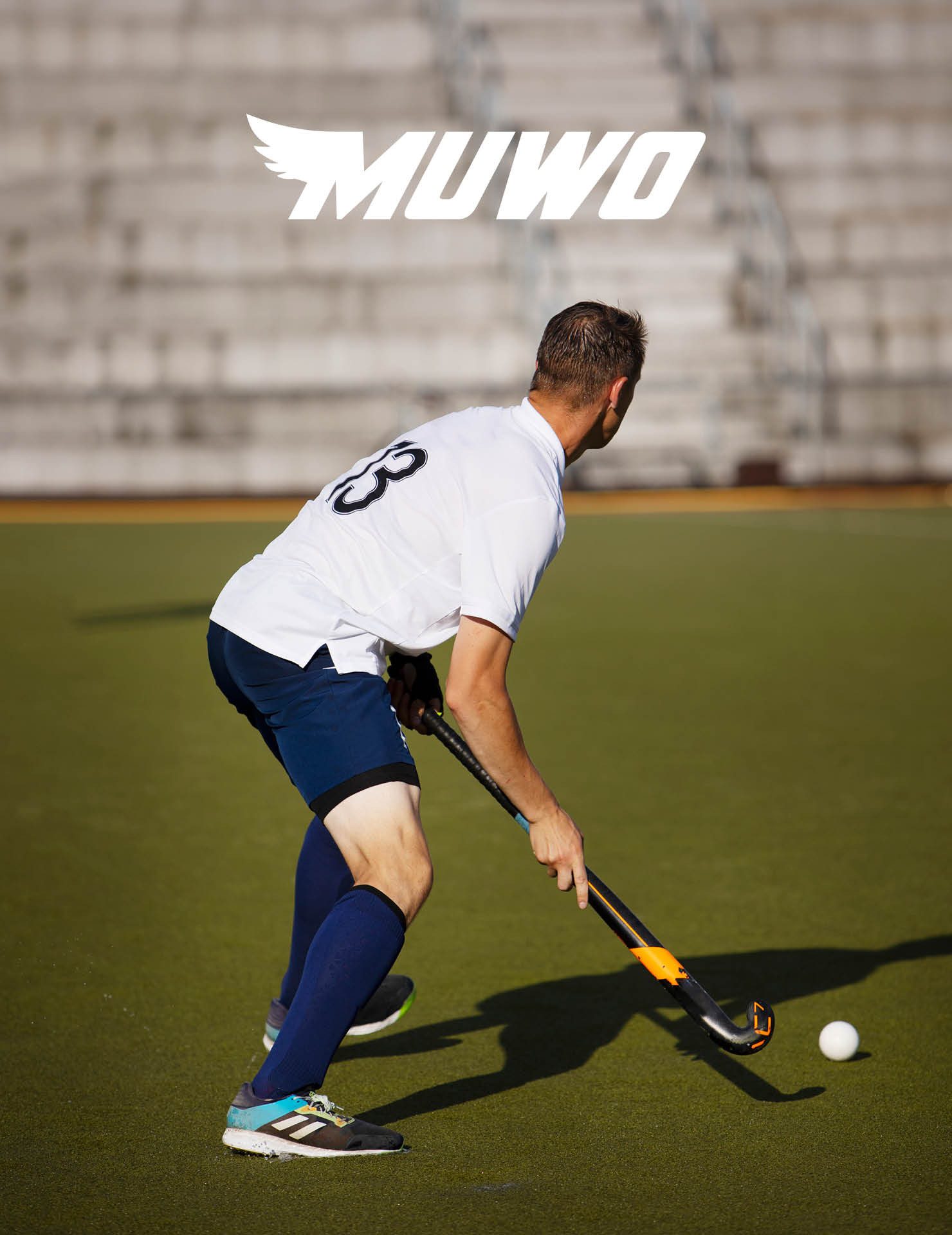 MUWO Hockeyball MUWO Feldhockeyball weiß, sehr gut für Training und Spiel geeignet