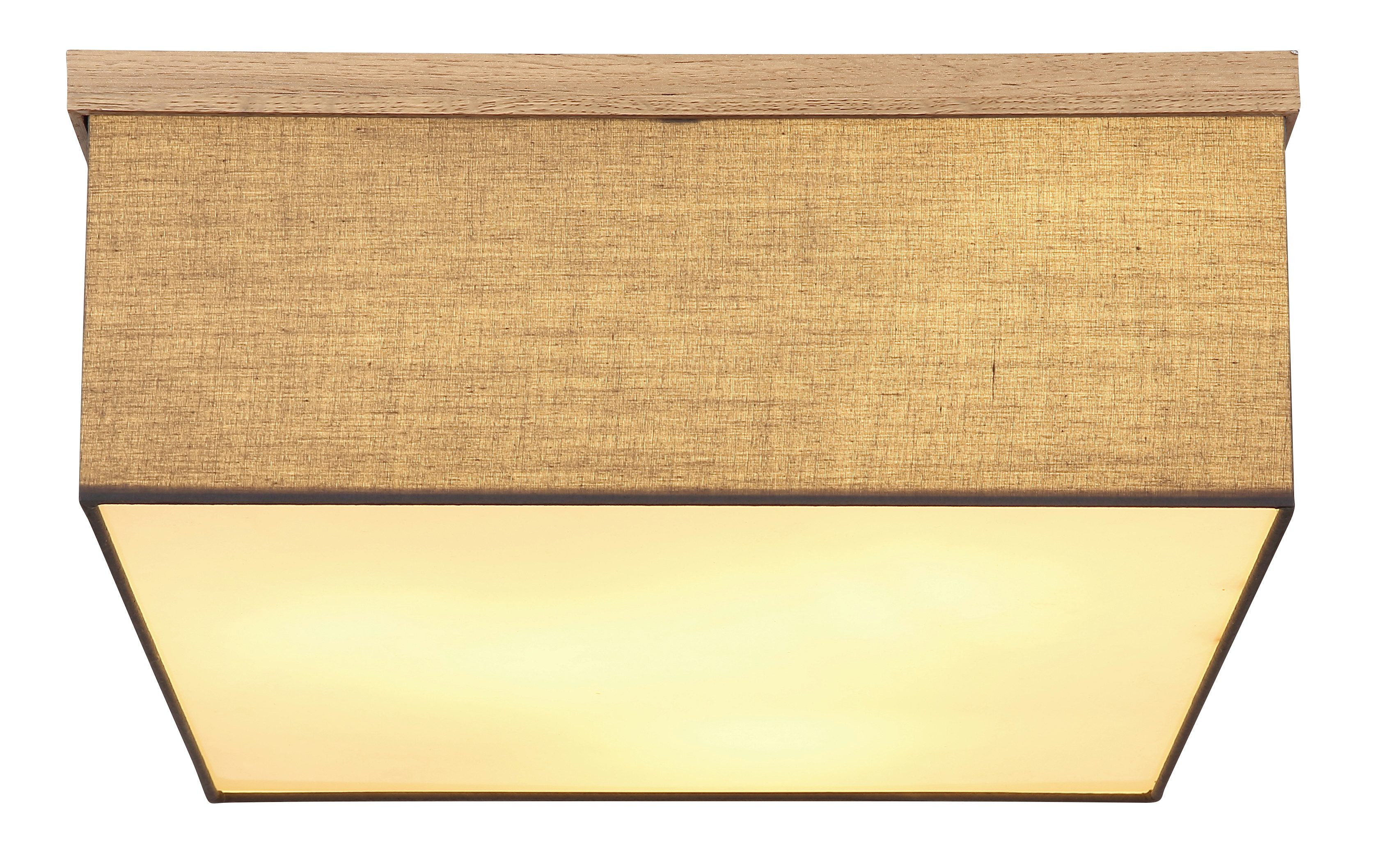 GLOBO LIGHTING Deckenleuchte OSSI, ohne Leuchtmittel, Deckenleuchte für Wohn- & Esszimmer schwarz Holz