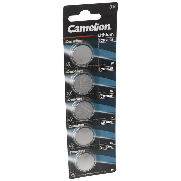 Camelion Camelion CR2025 Lithium Batterie im praktischen 5e Batterie