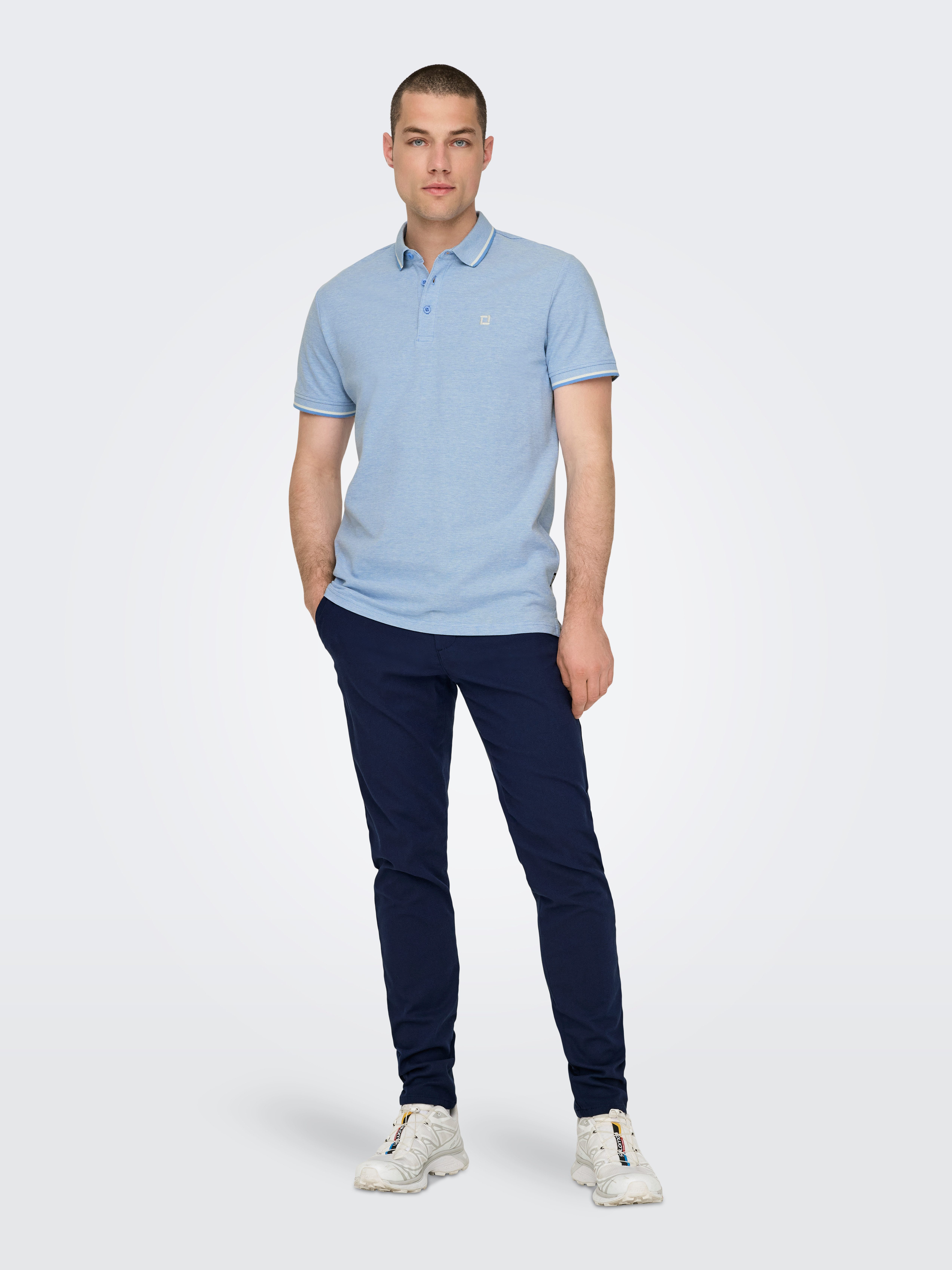 ONLY & SONS Poloshirt ONSFLETCHER SLIM SS POLO NOOS Baumwolle, normal geschnitten