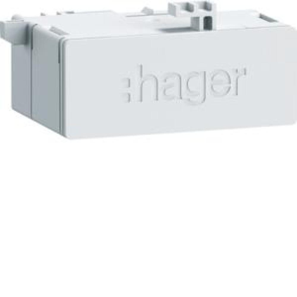 Verteiler Hager RJ45-Buchse Patch/Patch 180° für WAN ZZ45WAN2PP
