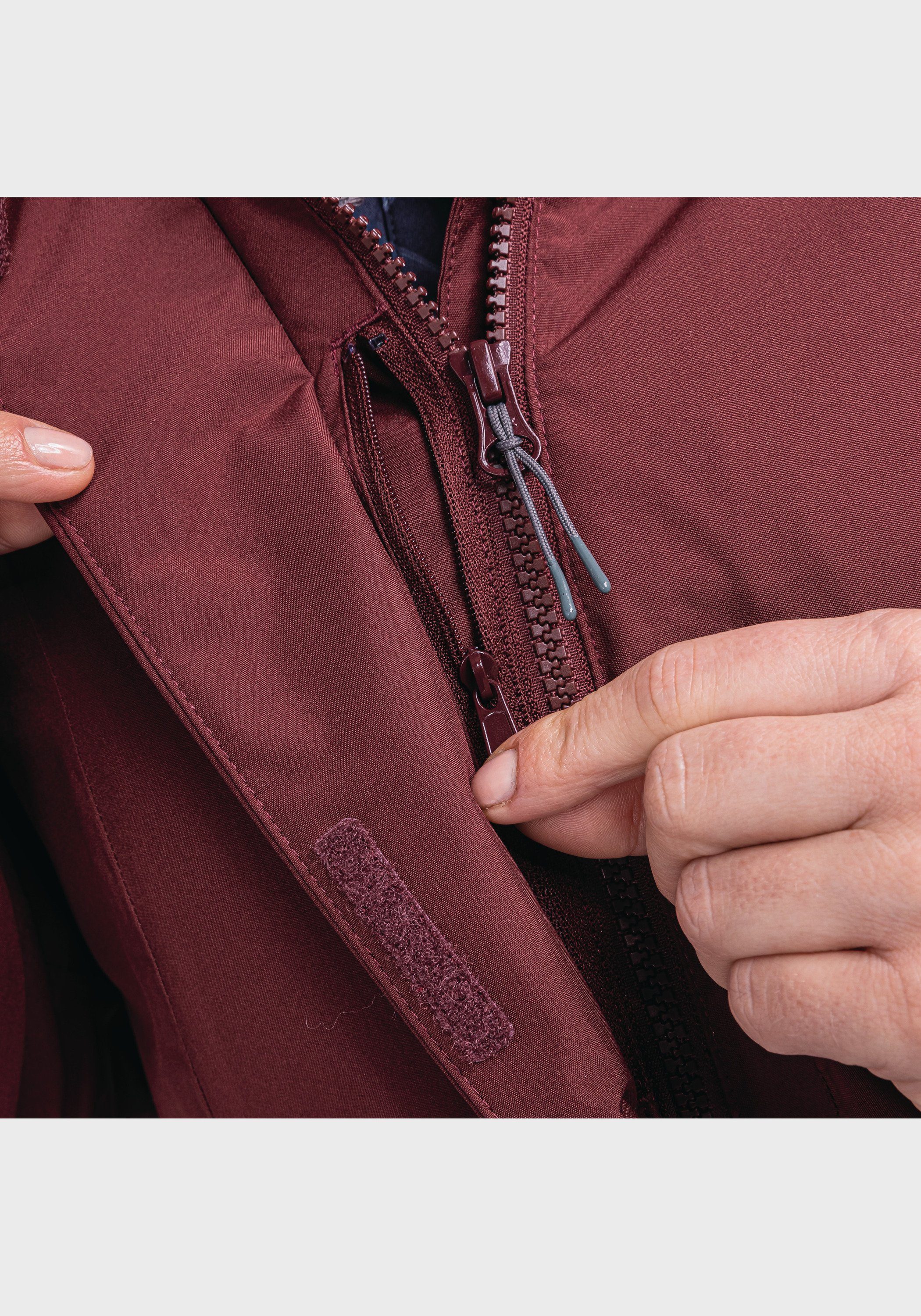 L rot Jacket 3in1 Schöffel Partinello Doppeljacke