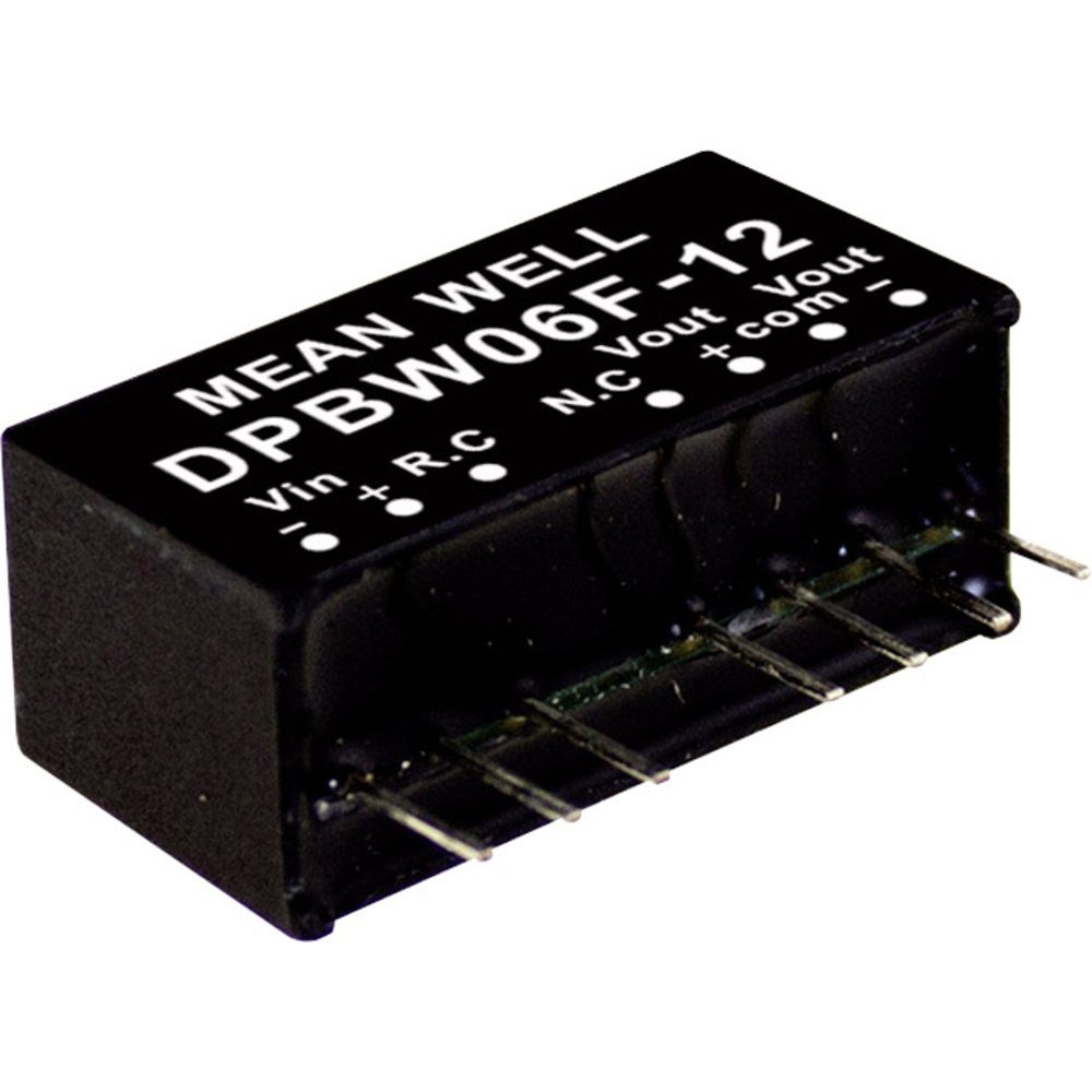 MeanWell Spannungswandler MEAN WELL DPBW06G-05 DC/DC-Wandlermodul 600 mA 6 W Anzahl Ausgänge:, (DPBW06G-05)