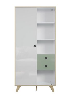 möbelando Highboard Ankeny, 90 x 188 x 40 cm (B/H/T)
