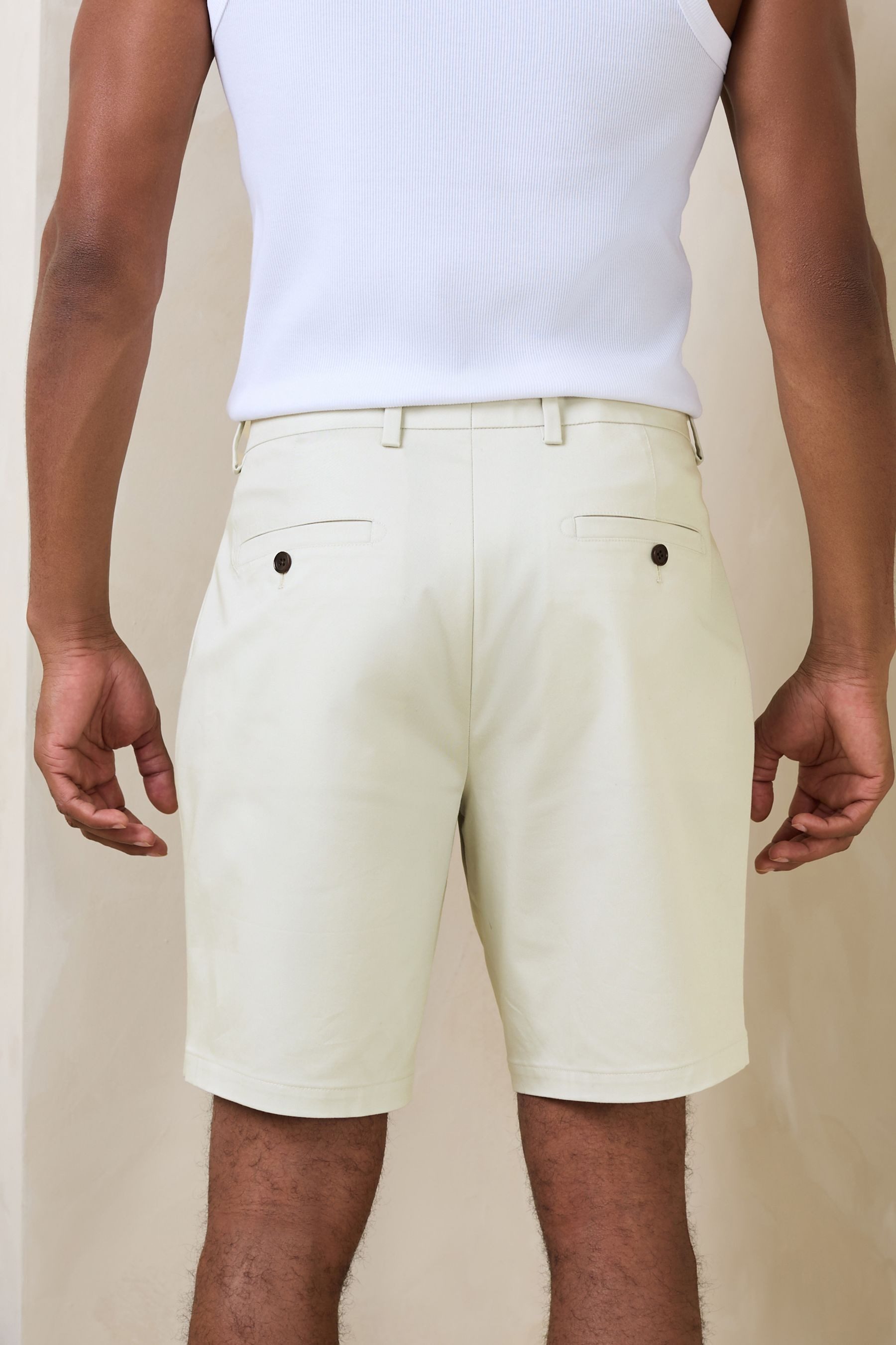 Next Chinoshorts Elegante Chino-Shorts mit Bundfalten (1-tlg)