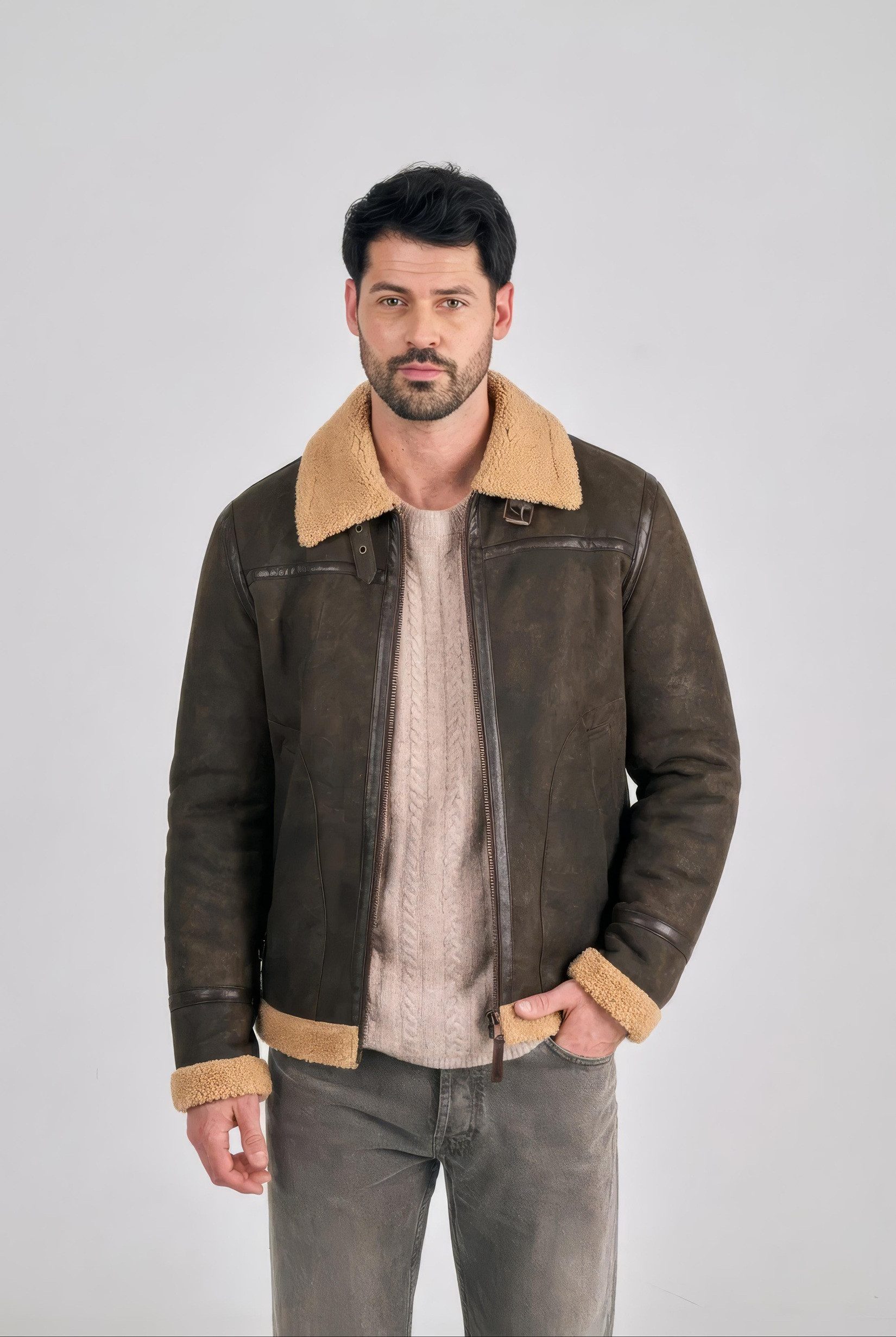 Freaky Nation Lederimitatjacke T-Zogon-RR