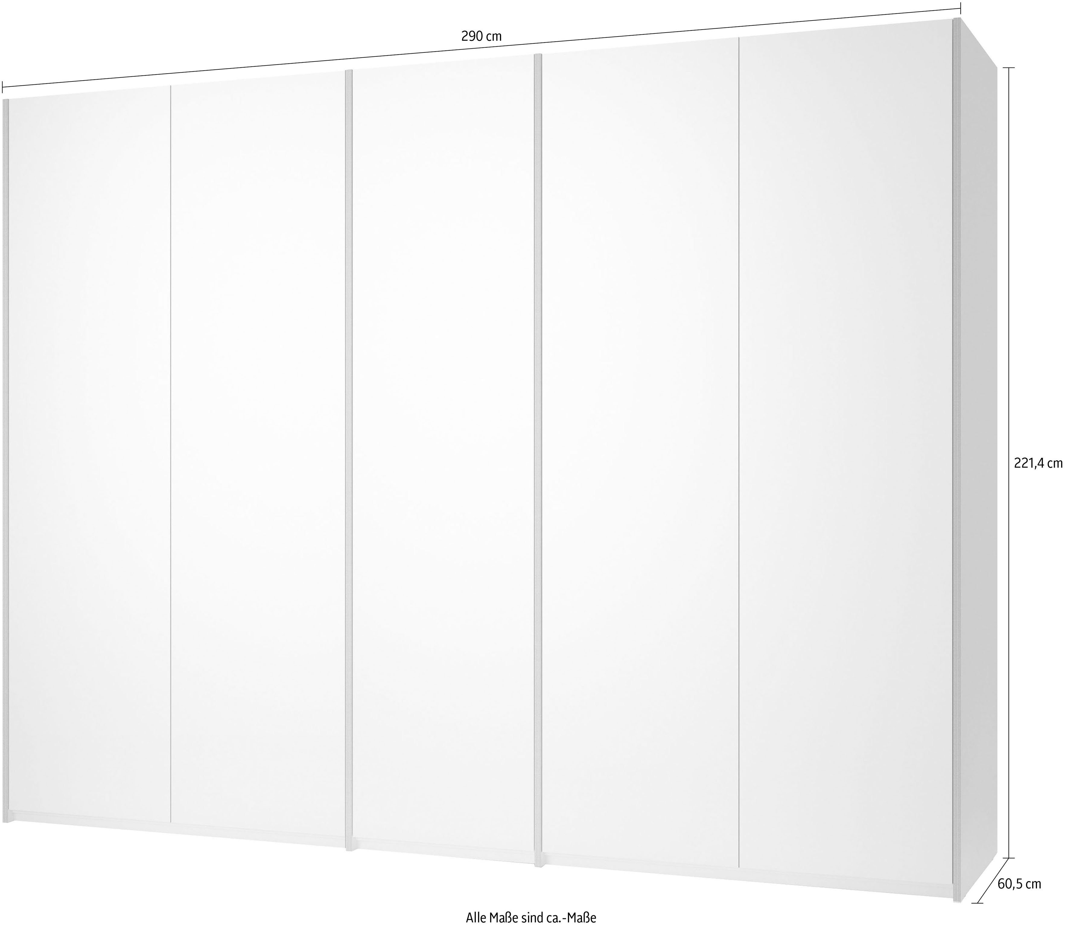 weiß/birke Müller LIVING Drehtürenschrank Modular erweiterbar SMALL weiß/birke 9 Plus Variante beliebig |