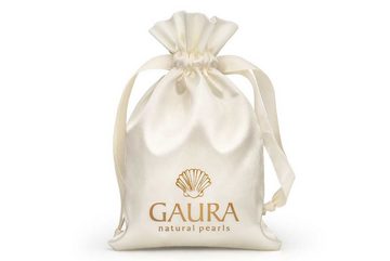 Gaura Pearls Perlenkette Leicht weiß reisförmig 5.5-6 mm echte Süßwasserzuchtperlen, 925 Silber rhodiniert