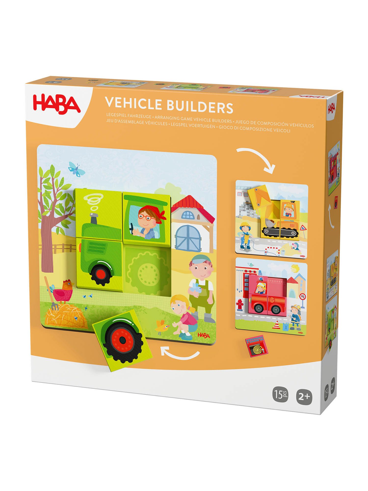 Haba Puzzle Legespiel Fahrzeuge, Puzzleteile, Puzzlespiel, Legespiel, Jigsaw Puzzle