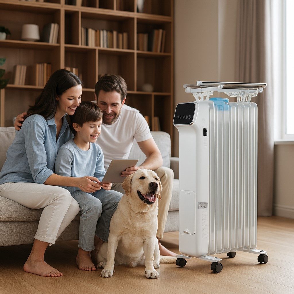 AMBIENTE-LEBENSART.DE Heizgerät Elektrische Heizung Ölradiator Digital Disp günstig online kaufen