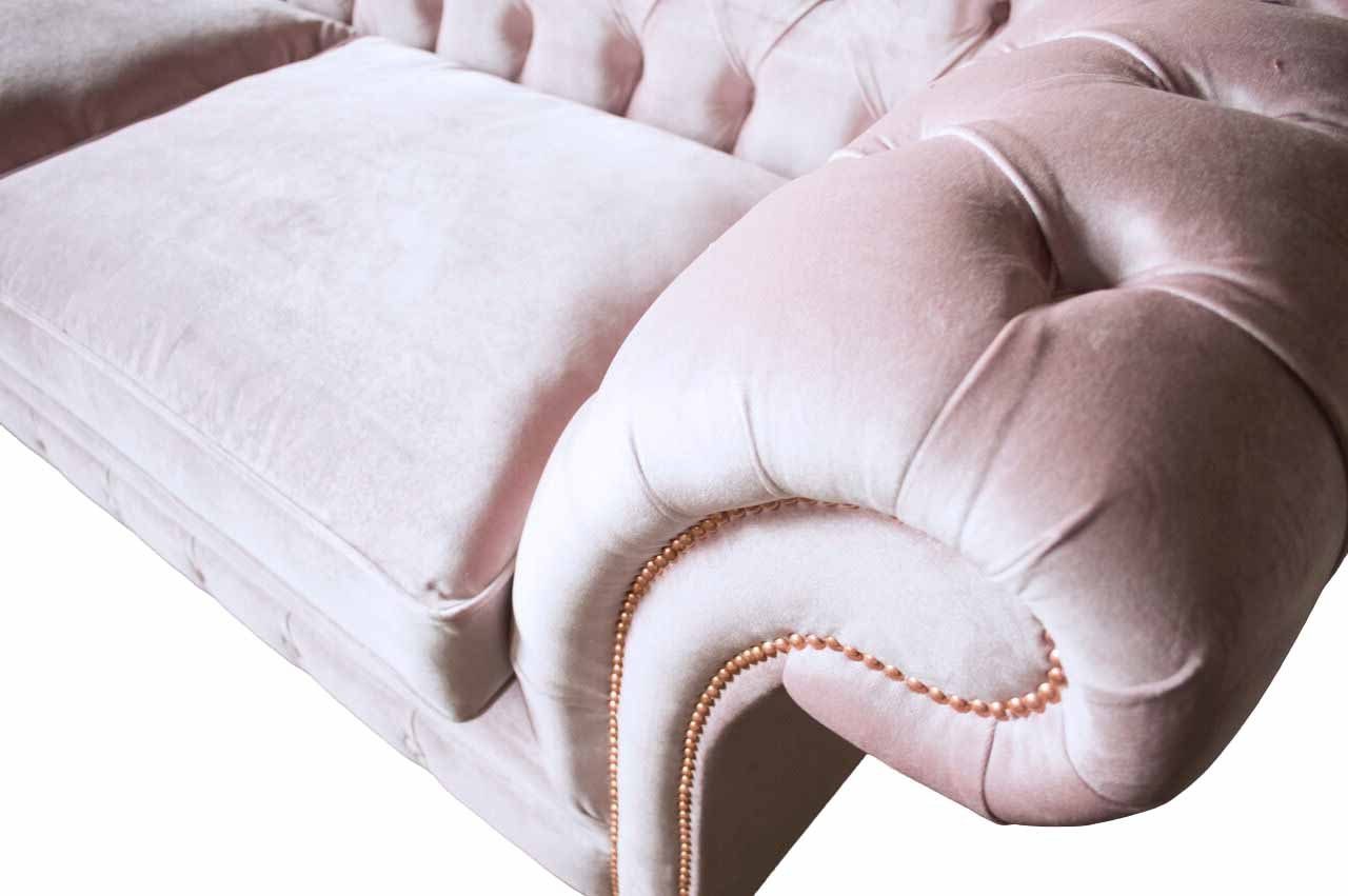 Dreisitzer Chesterfield-Sofa, Klassisch Design Sofa JVmoebel Wohnzimmer Sofas Chesterfield