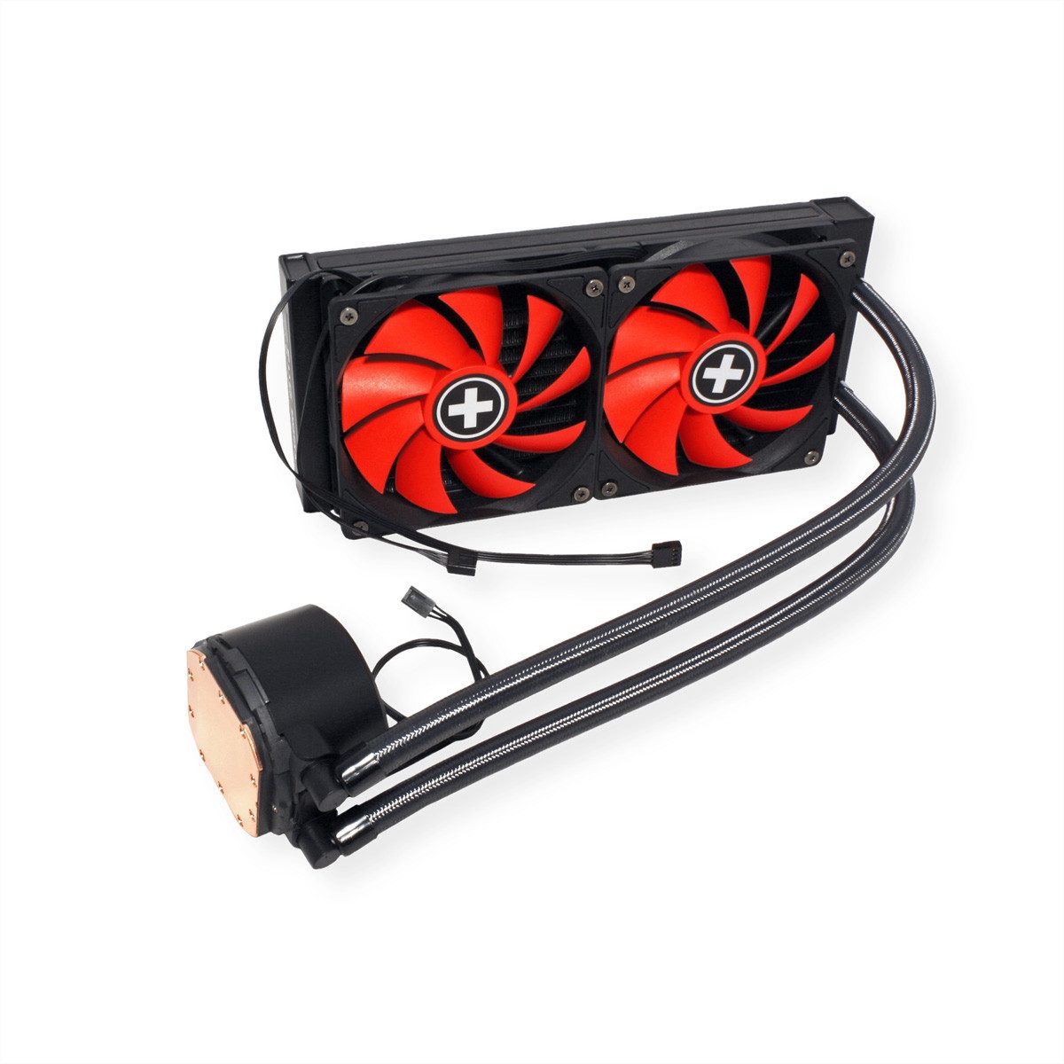 Xilence Computer-Kühler LQ240 AMD und Intel AiO 240mm Wasserkühlung, PWM, 300W TDP, XC975 – Bild 2 von 5