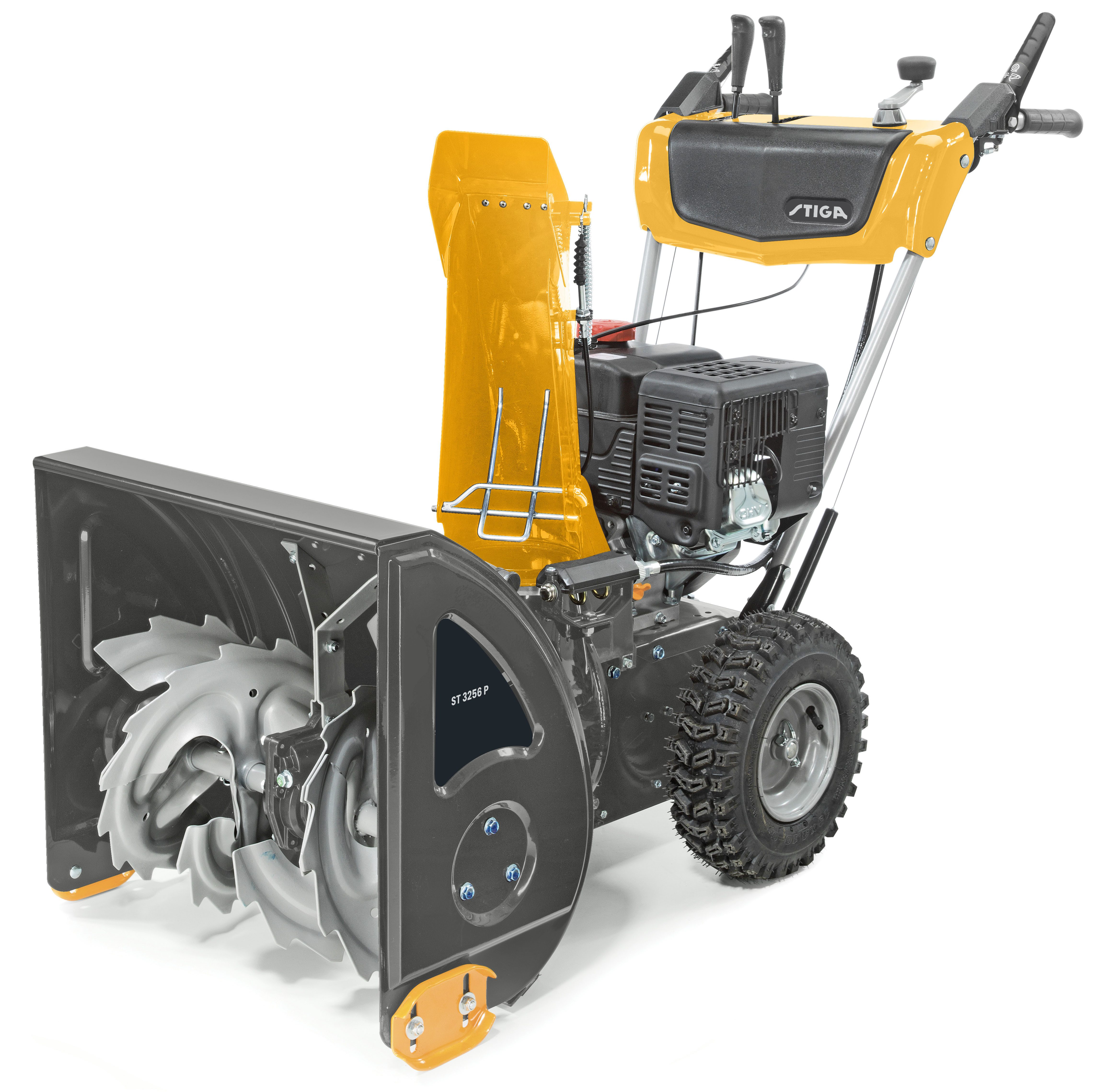 STIGA GARDEN Benzin-Schneefräse ST 3256 P, 55 cm Arbeitsbreite, zweistufiges Design mit 212 cm³ Motor