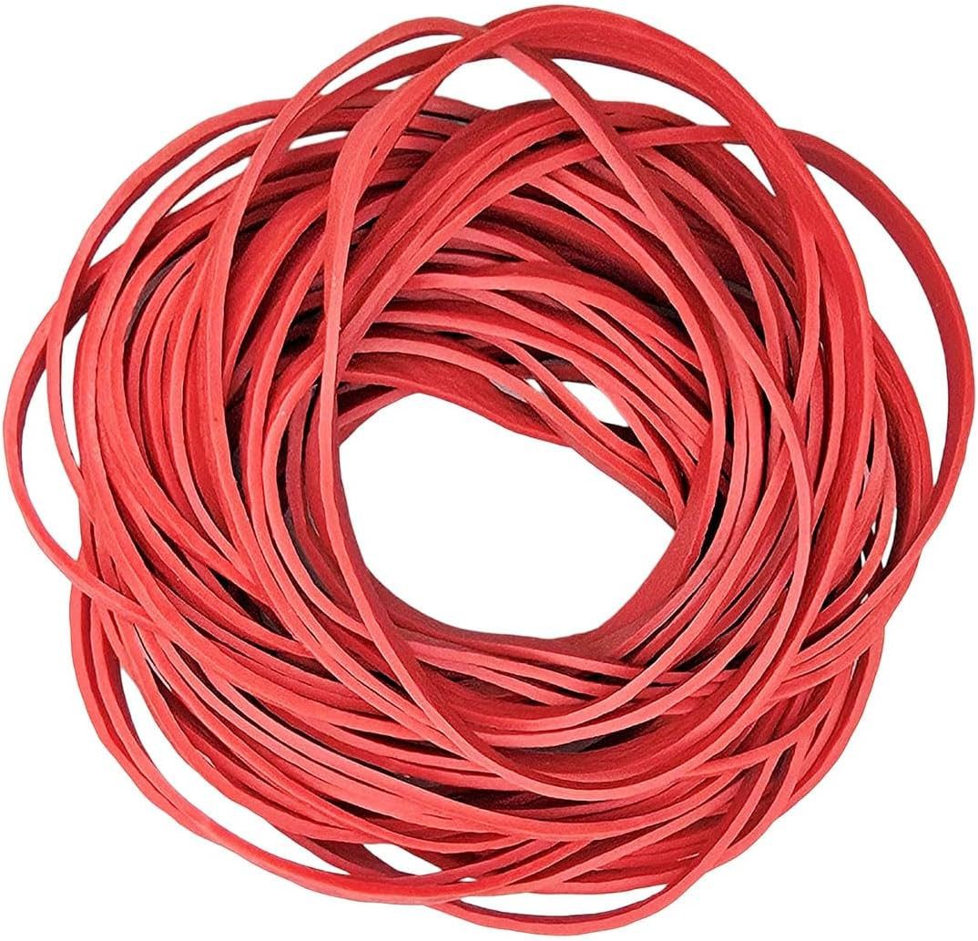VABIONO Gummiband Резинки Gummiringe rot - breite, starke Ausführung 2 x 50g, KOSTENLOSER VERSAND
