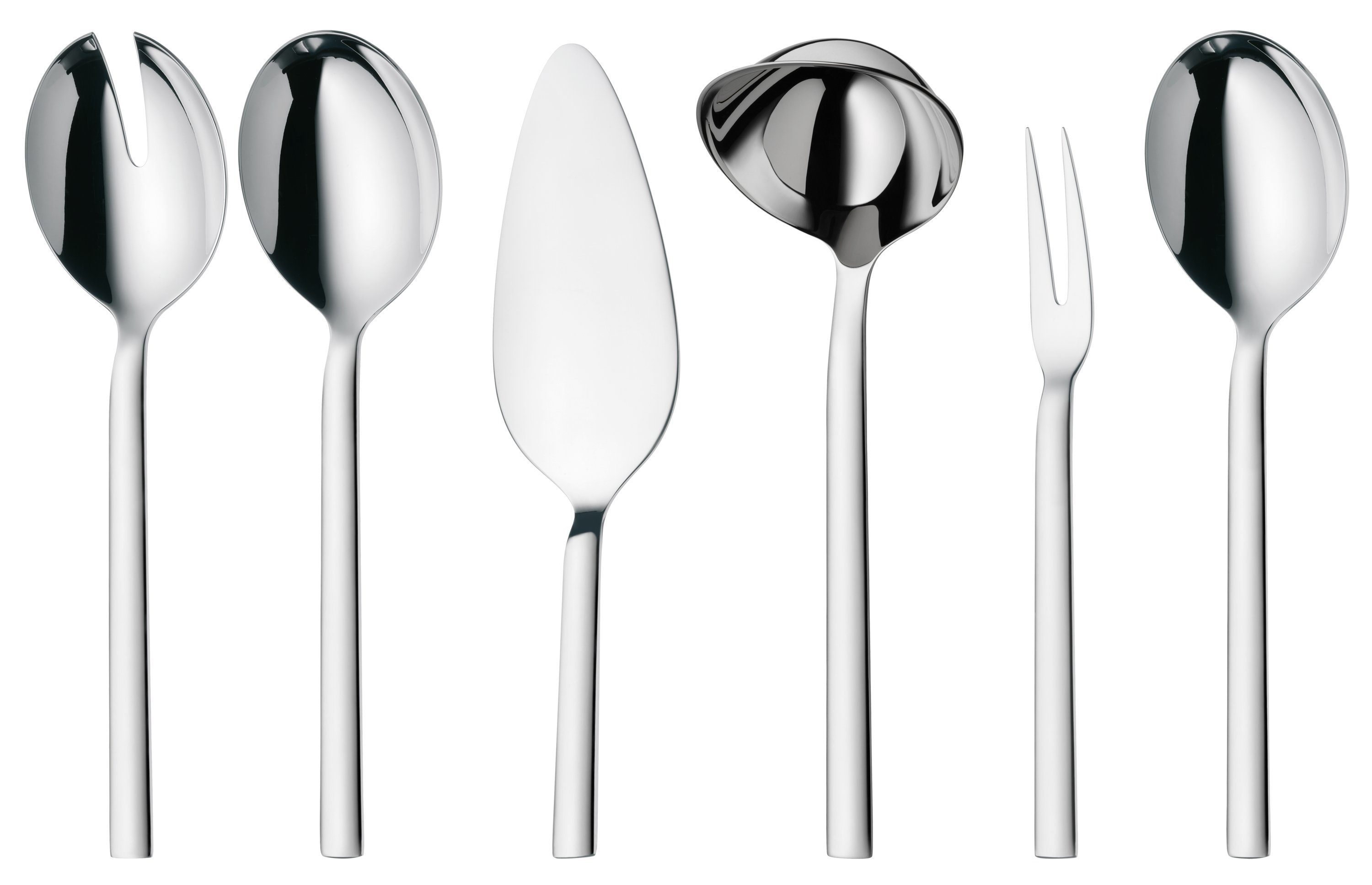 WMF Besteck-Set Lyric Plus (66-tlg), 12 Personen, Cromargan® Edelstahl Rostfrei, ergonomisch, Cromargan protect