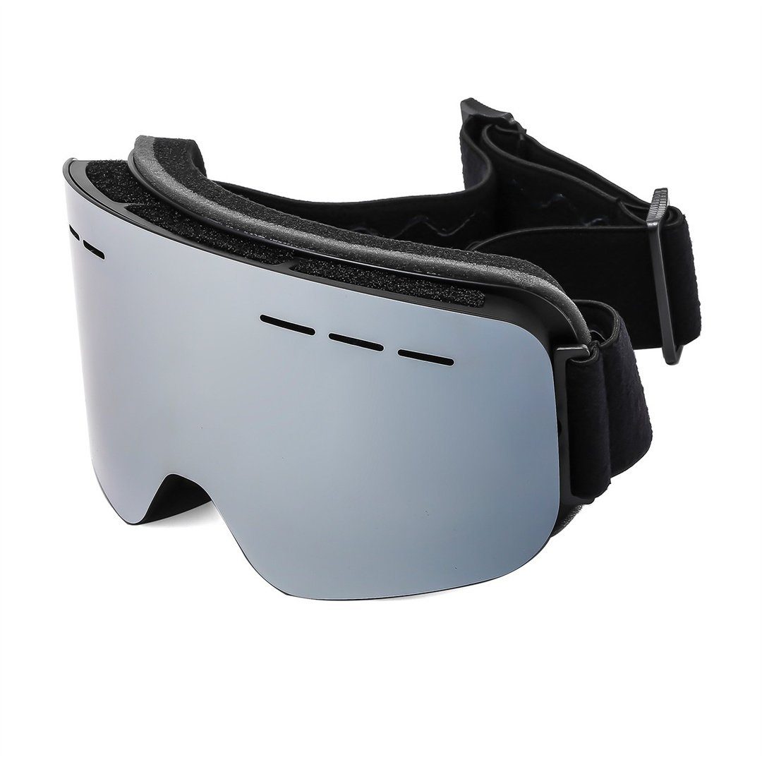 L.Ru UG Skibrille Doppelschichtige Antibeschlag-Skibrille Schneebrillen Sicht, Silber (Fahrradbrille;Motorradbrille;Schwimmbrille;Skibrille), Skibrillen weiter liefert mit Outdoor-Ausrüstung