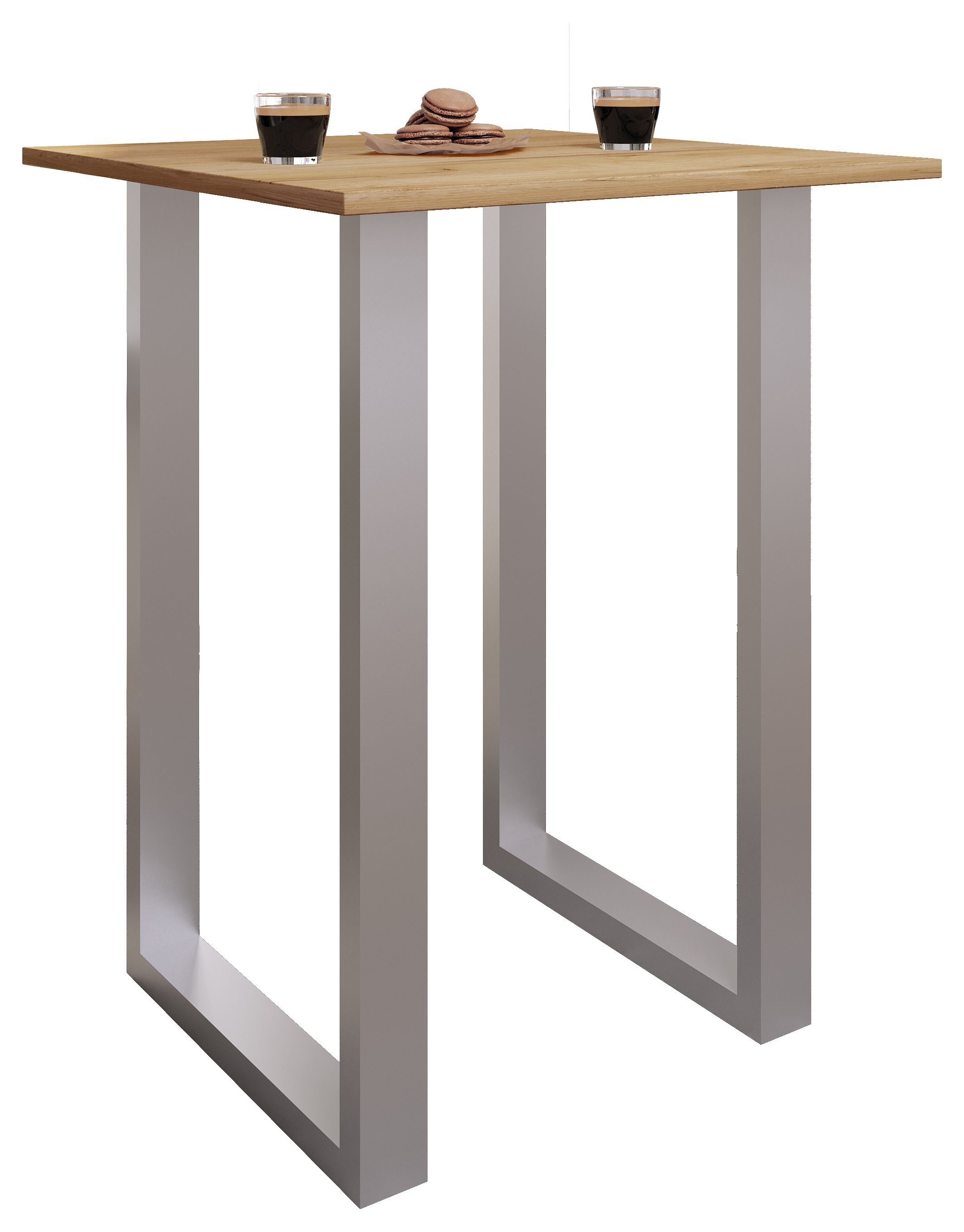 VCM Bartisch Holz Bartisch Stehtisch Tisch Tresen Xona 80x50 günstig online kaufen