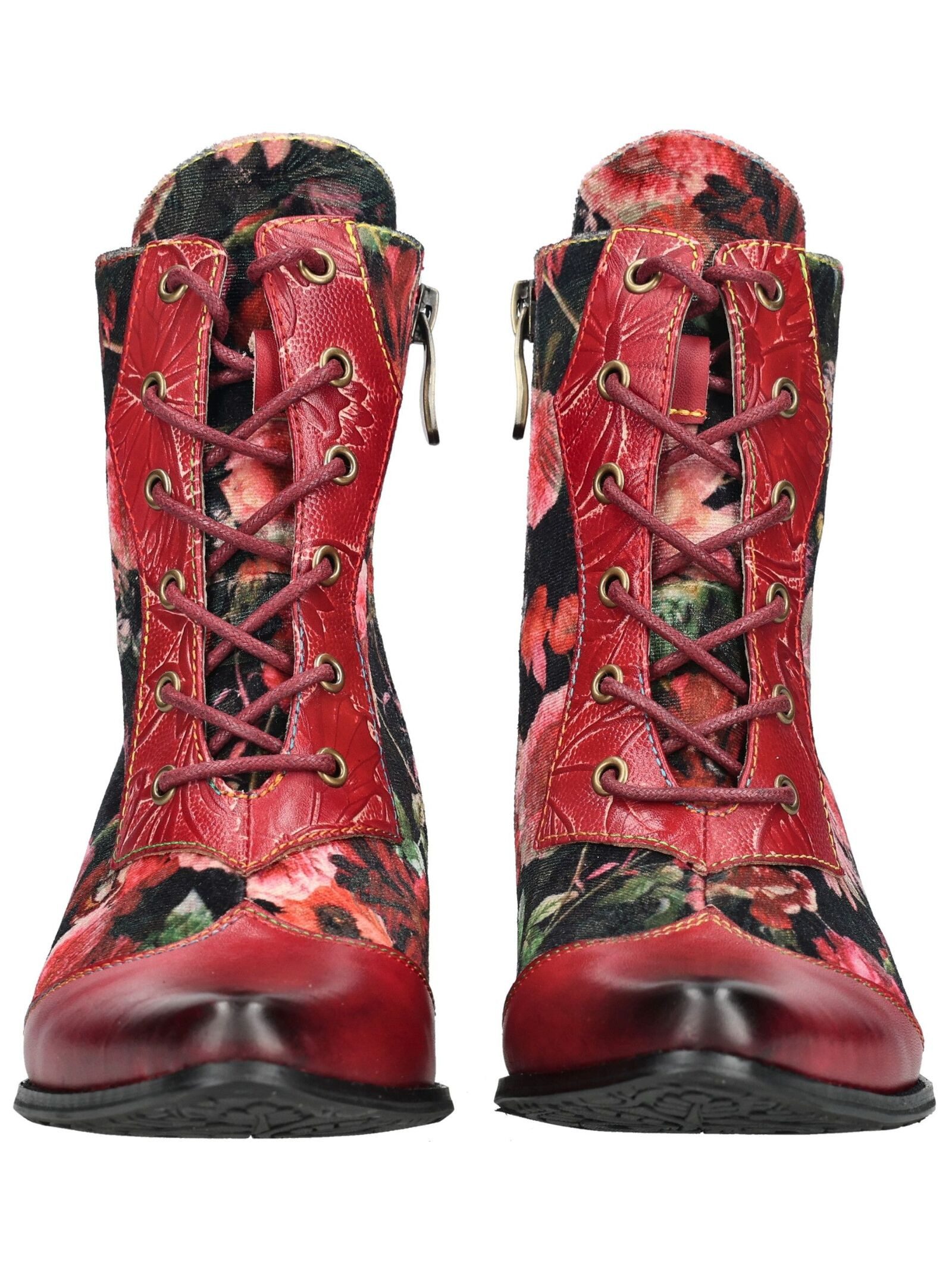 LAURA VITA LAURA VITA Stiefelette Leder/Textil Schnürstiefelette