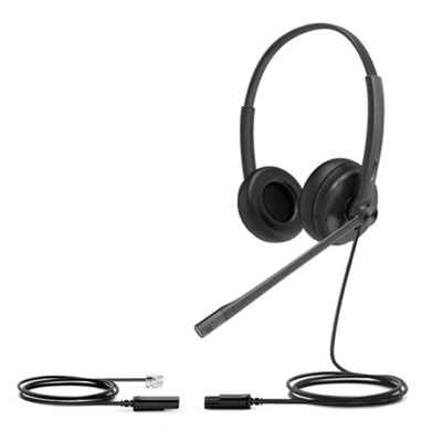 Yealink Kopfhörer mit Mikrofon Gaming Kopfhörer Headset Yealink YHS34 Dual Kopfhörer