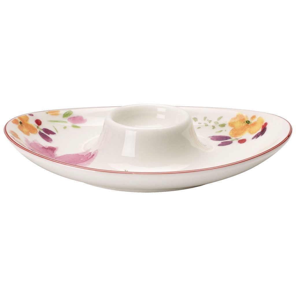 Villeroy & Boch Tasse Mariefleur Basic, Porzellan, Spülmaschinengeeignet, Mehrfarbig, Motiv: Blumen