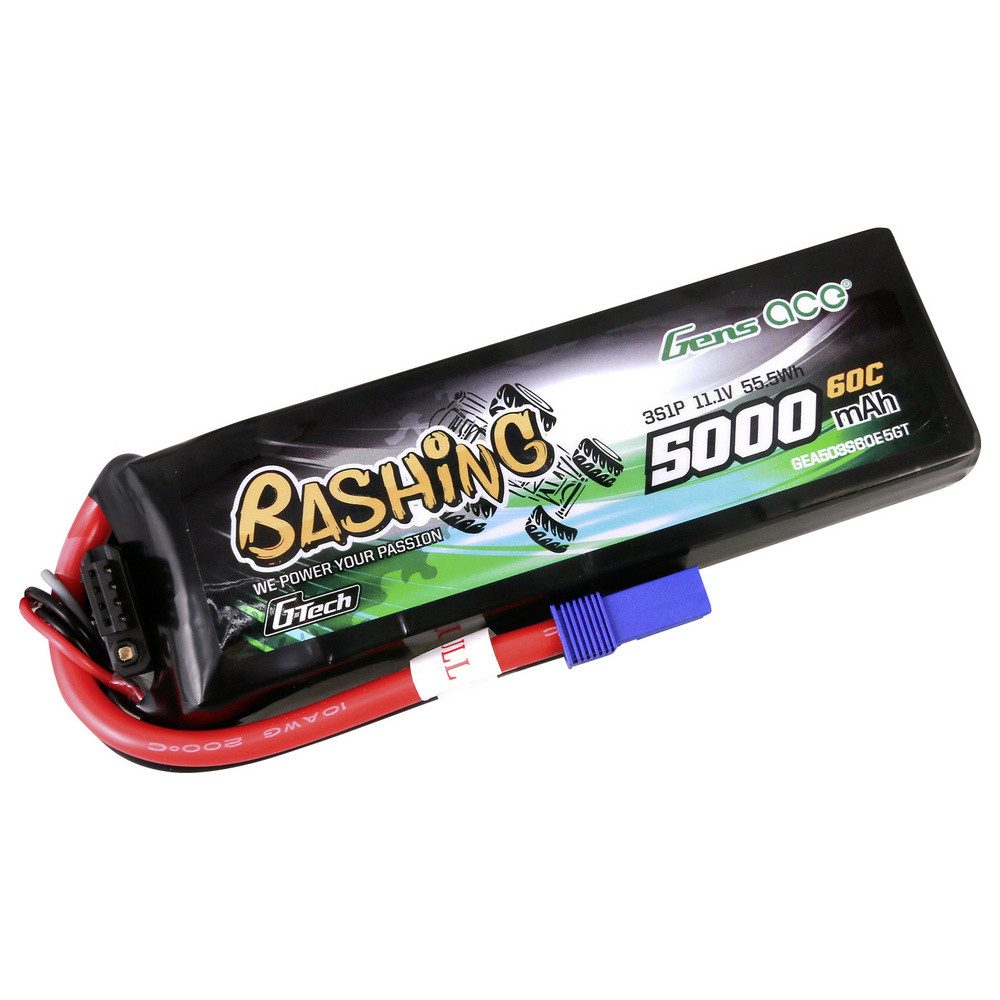 Gens ace Gens ace Modellbau-Akkupack (LiPo) 11.1 V 5000 mAh Softcase EC5 Akku 5000 mAh
