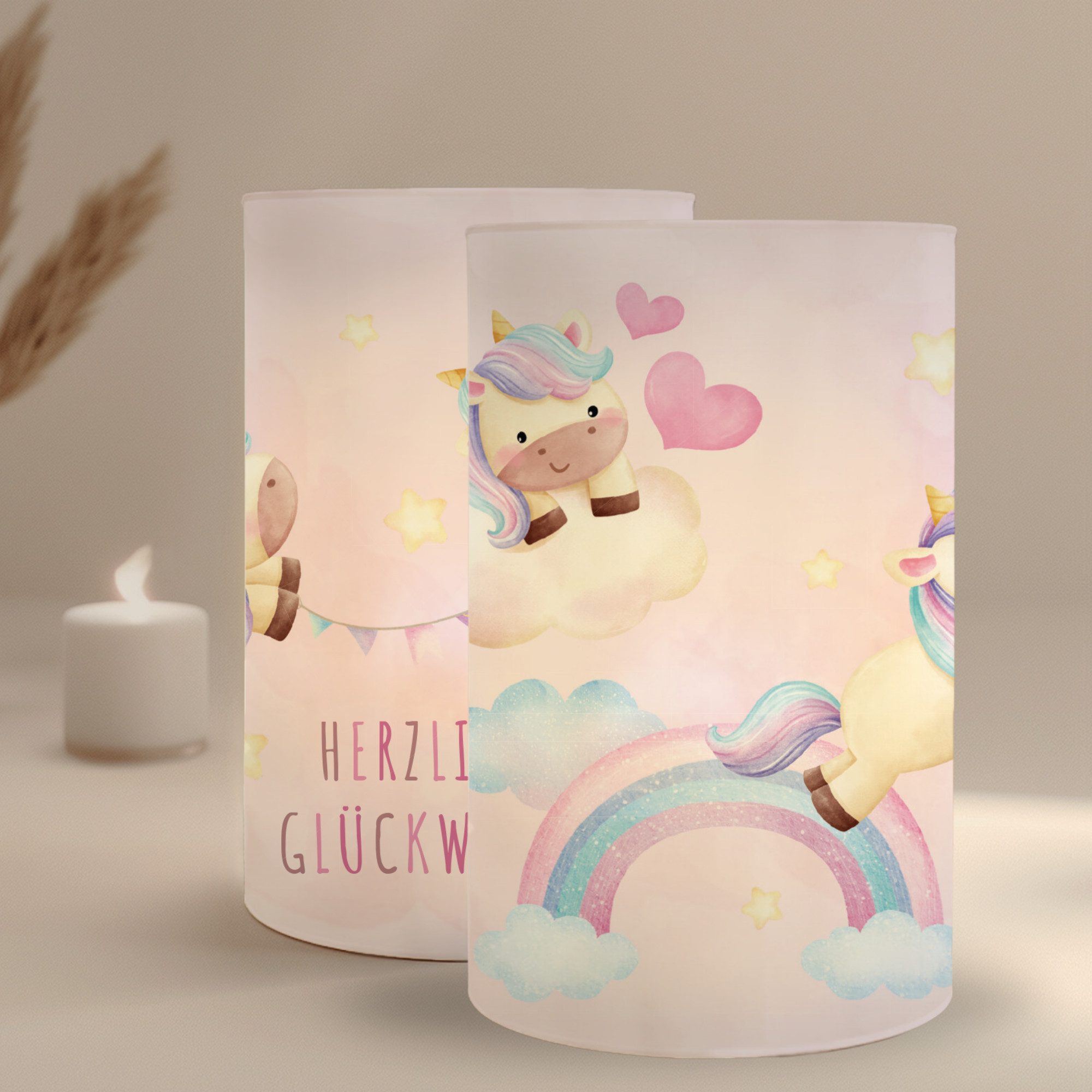 MeinBaby123® Papierdekoration 10 Kindergeburtstag Windlichthüllen, Teelicht Banderolen, Kindergeburtstag Deko, Party Deko Mädchen, Party Deko Jungs