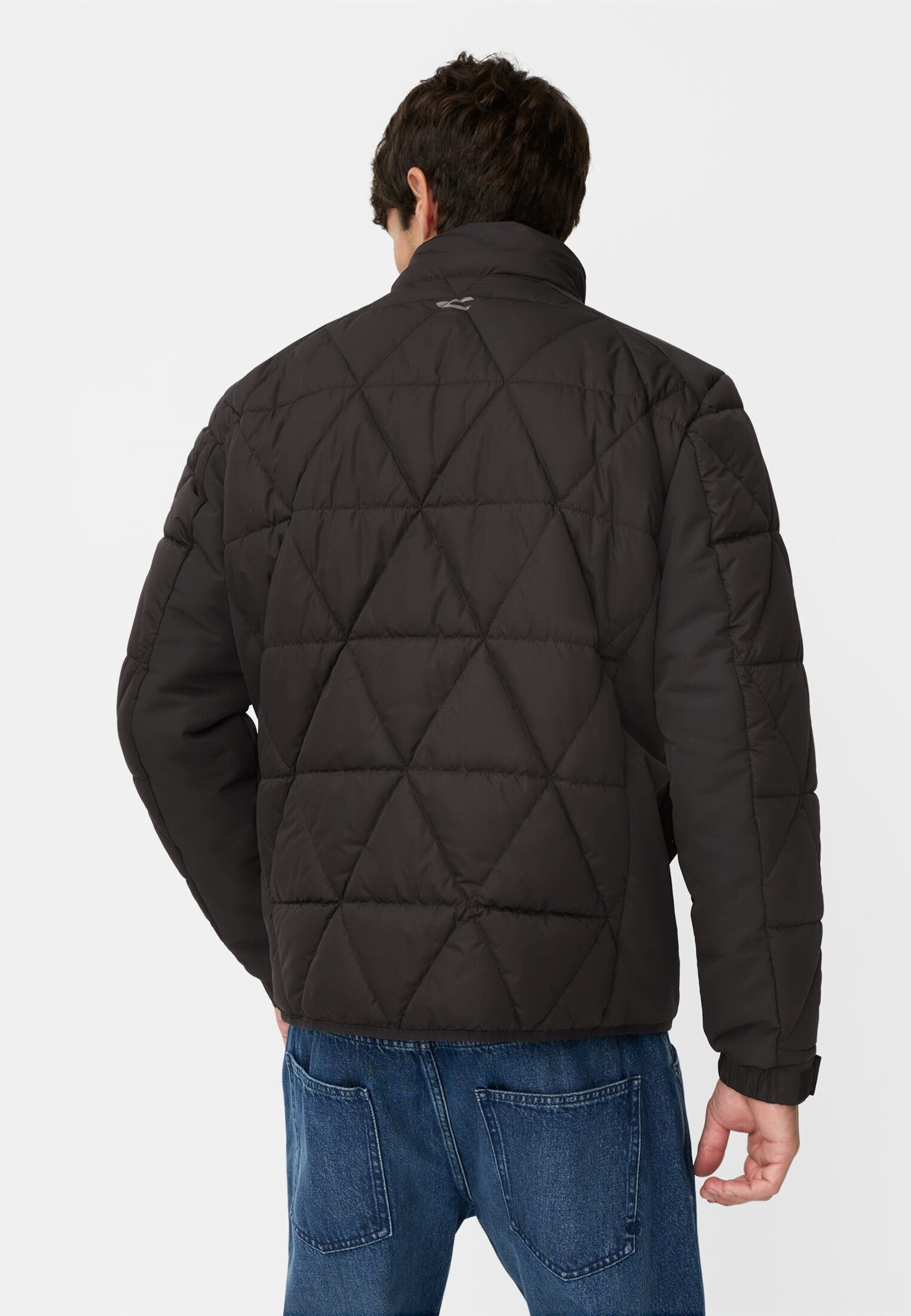 camel active Winterjacke mit wasserabweisender Funktion Langarm Stehkragen günstig online kaufen