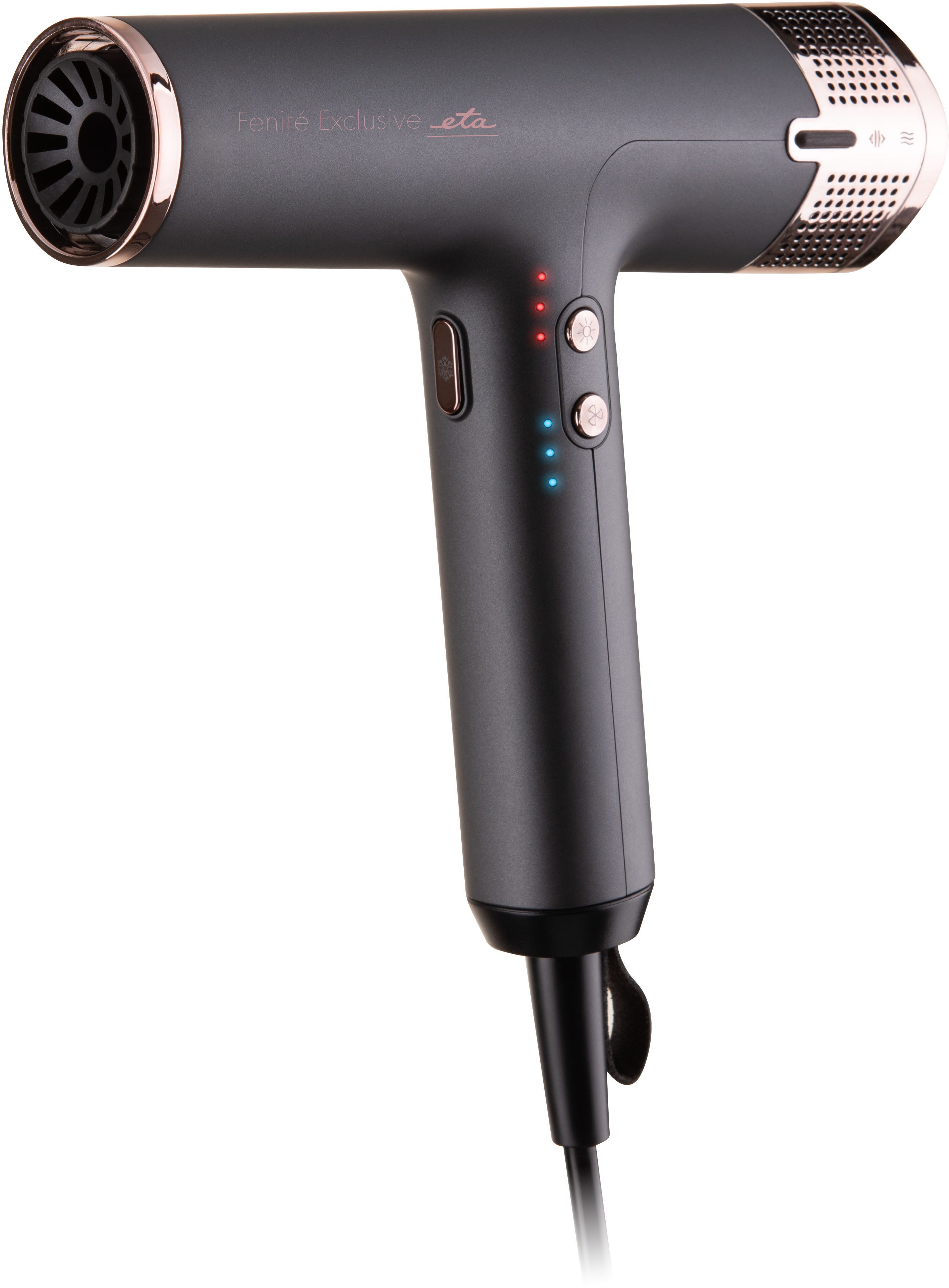 eta Ionic-Haartrockner ETA Fenite Exclusive Haartrockne mit Ionisierung & Smart Heat Control, 1600 W, Ultraleichter & leiser Föhn mit Ionisierung & 4 Luftstufen