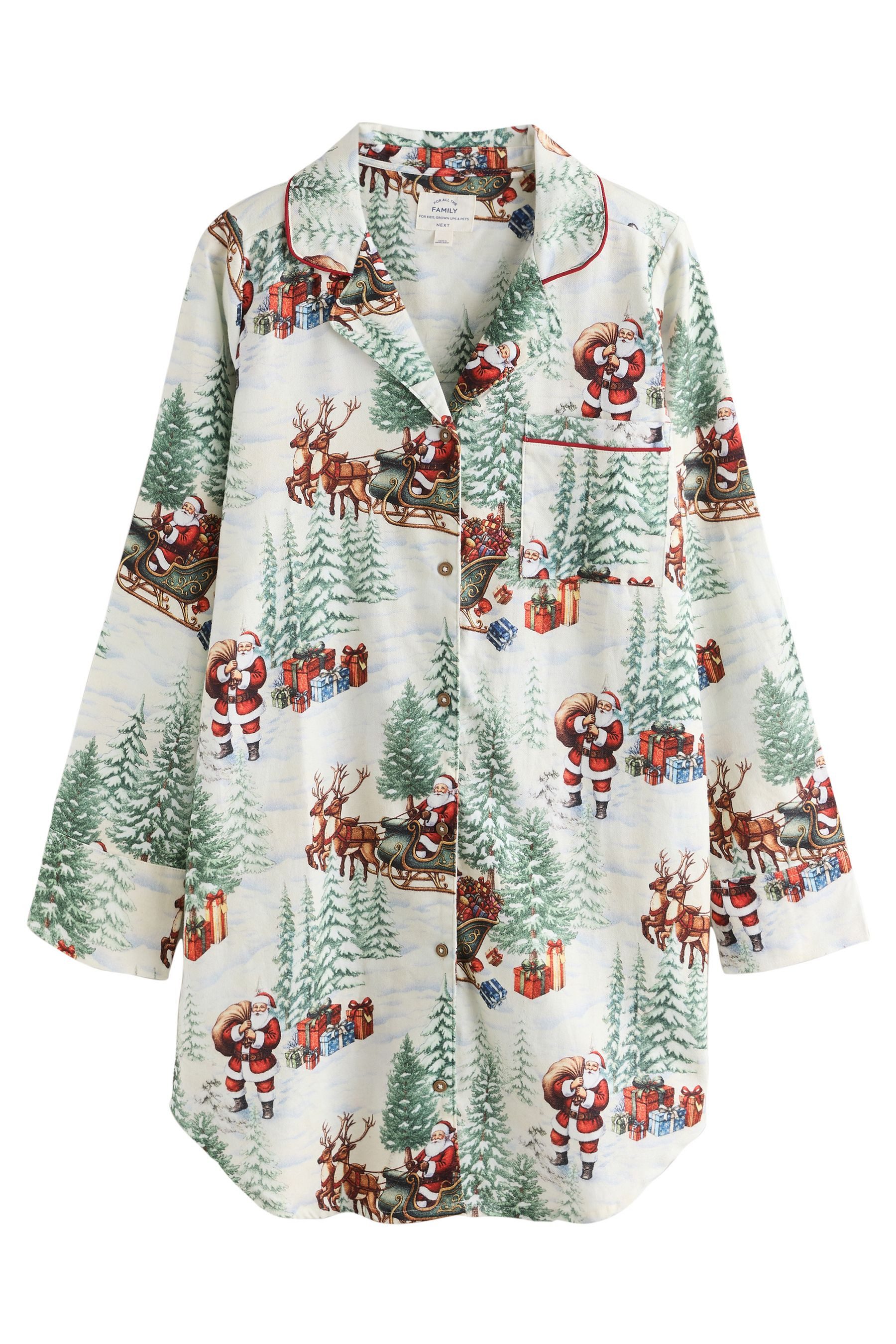 Next Nachthemd Flanell-Nachthemd, Weihnachten, Familienkollektion (1-tlg)