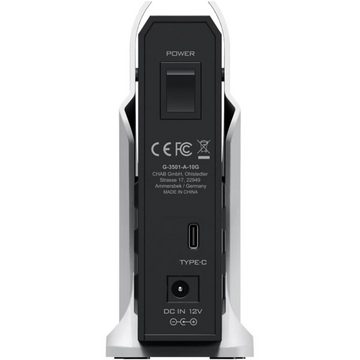 GRAUGEAR 4TB HDD für PlayStation 4 Playstation 5 externe Gaming-Festplatte 3,5", USB 3.2 weiß schwarz
