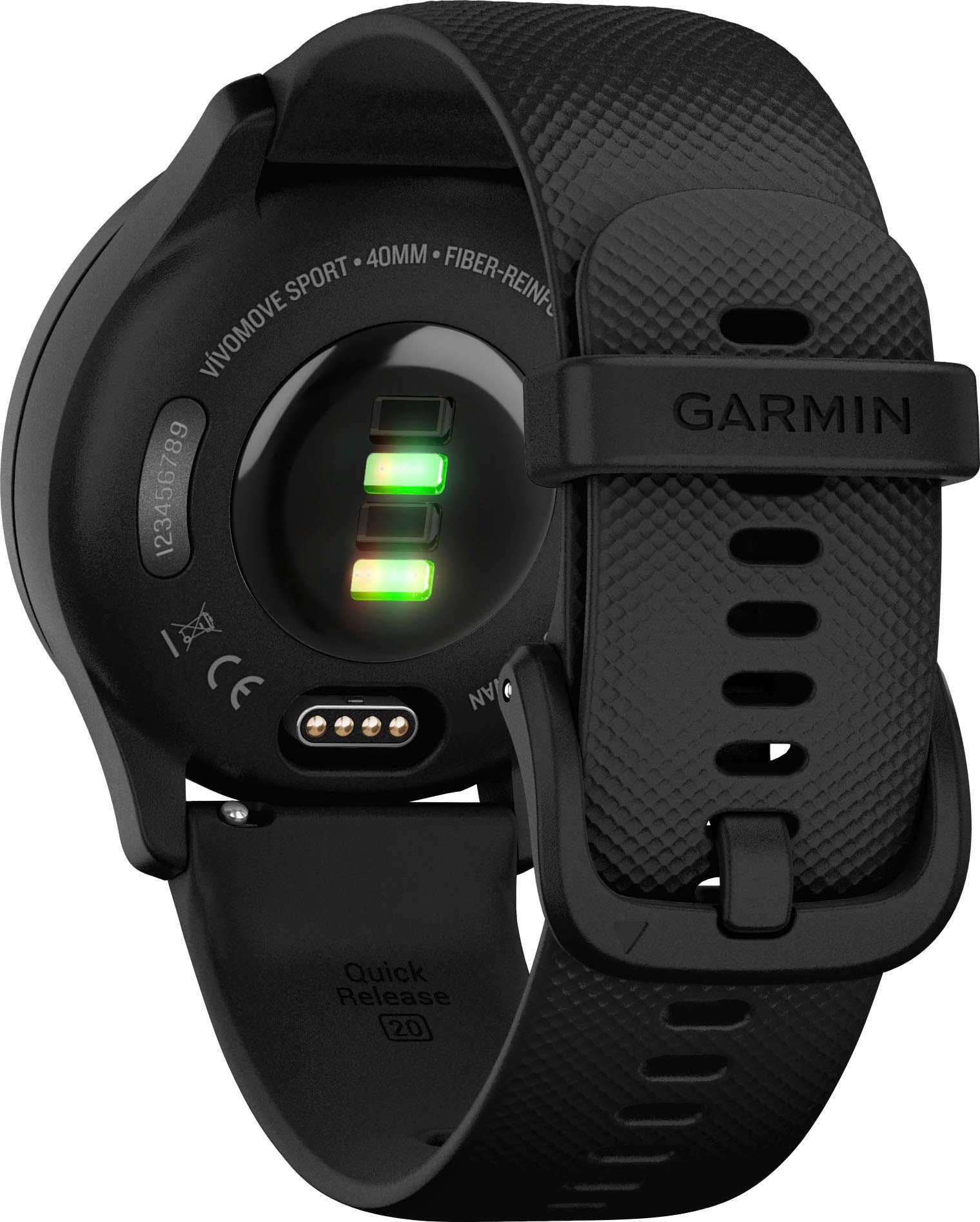 Garmin VÍVOMOVE® SPORT schwarz Smartwatch | schwarz