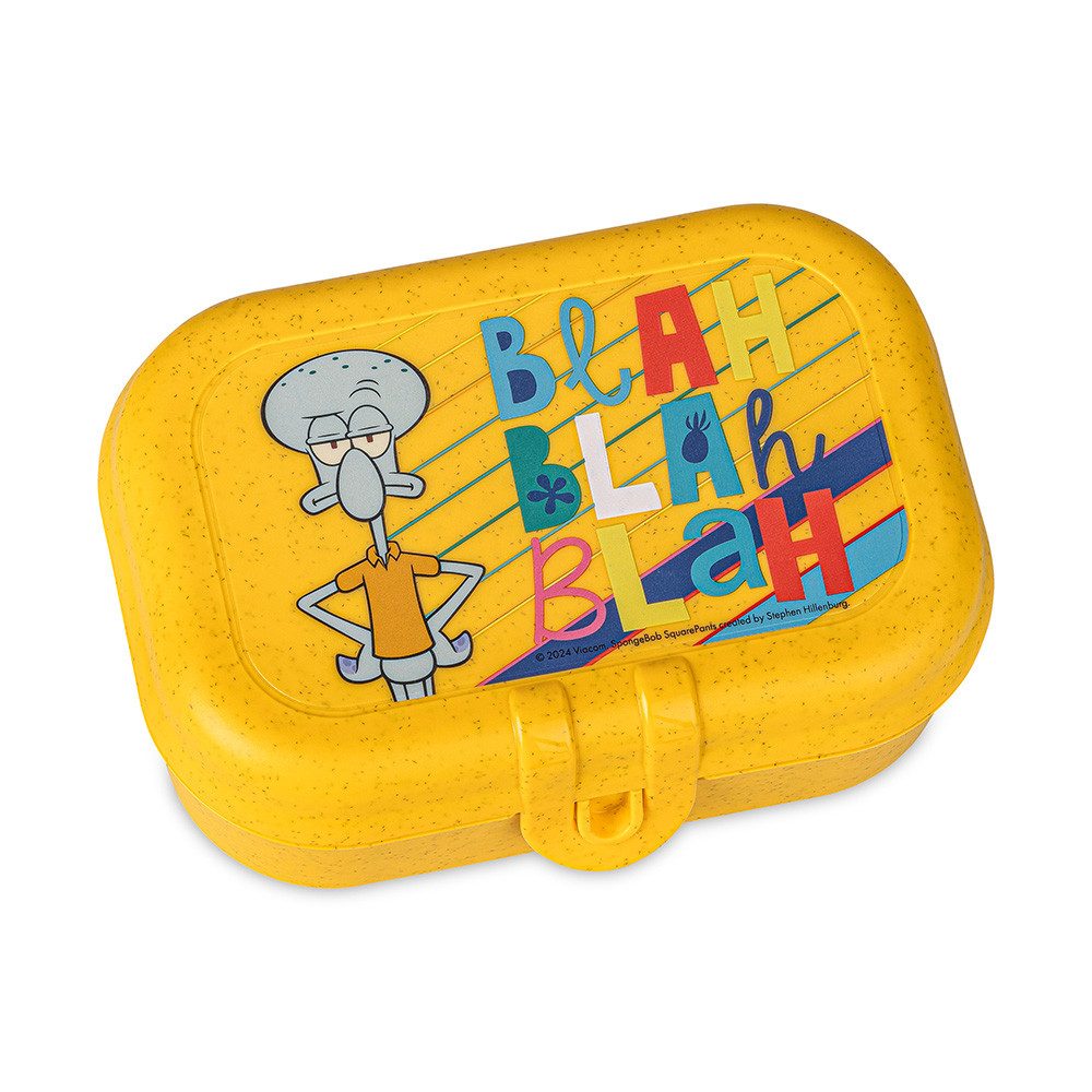 KOZIOL Lunchbox PASCAL READY MINI SPONGEBOB SQUIDWARD Lunchbox-Set, Kunststoff, (Set, 3-tlg), spülmaschinengeeignet, mikrowellengeeignet