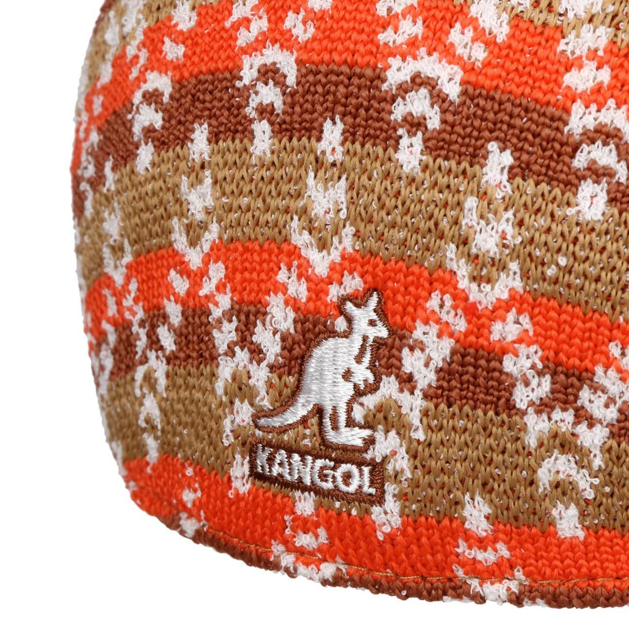 Kangol Flat Cap (1-St) Schirmmütze mit apricot Schirm