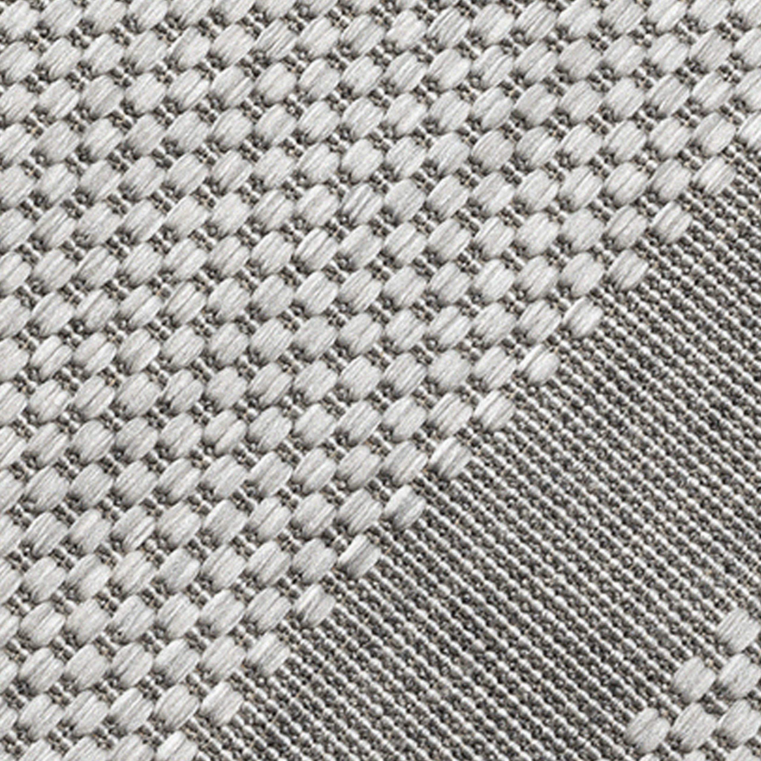 Carpetia Teppich In- & Outdoor Sisal Flachgewebeteppich mit Bordüre in grau günstig online kaufen