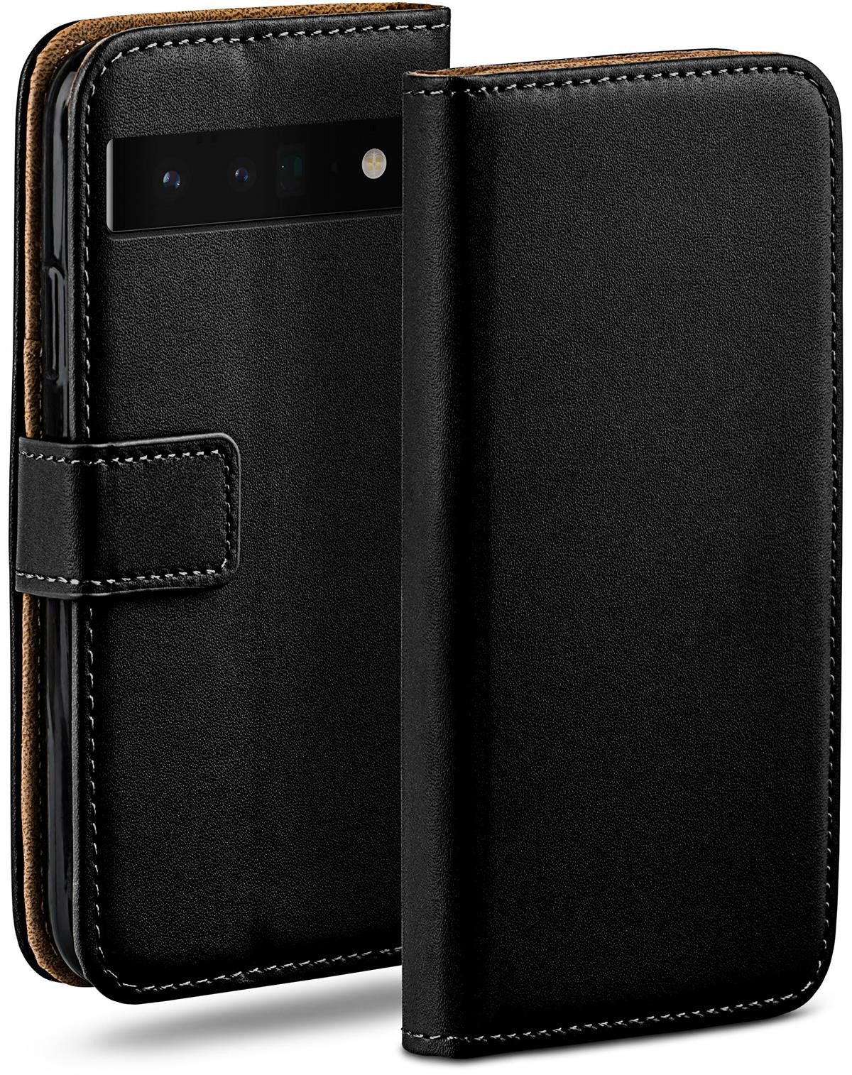 moex Handyhülle moex® Book Case für Google Pixel 6 Pro, Hülle mit Kartenfach Klapphülle PU Leder, Flip Case Wallet Lederhülle