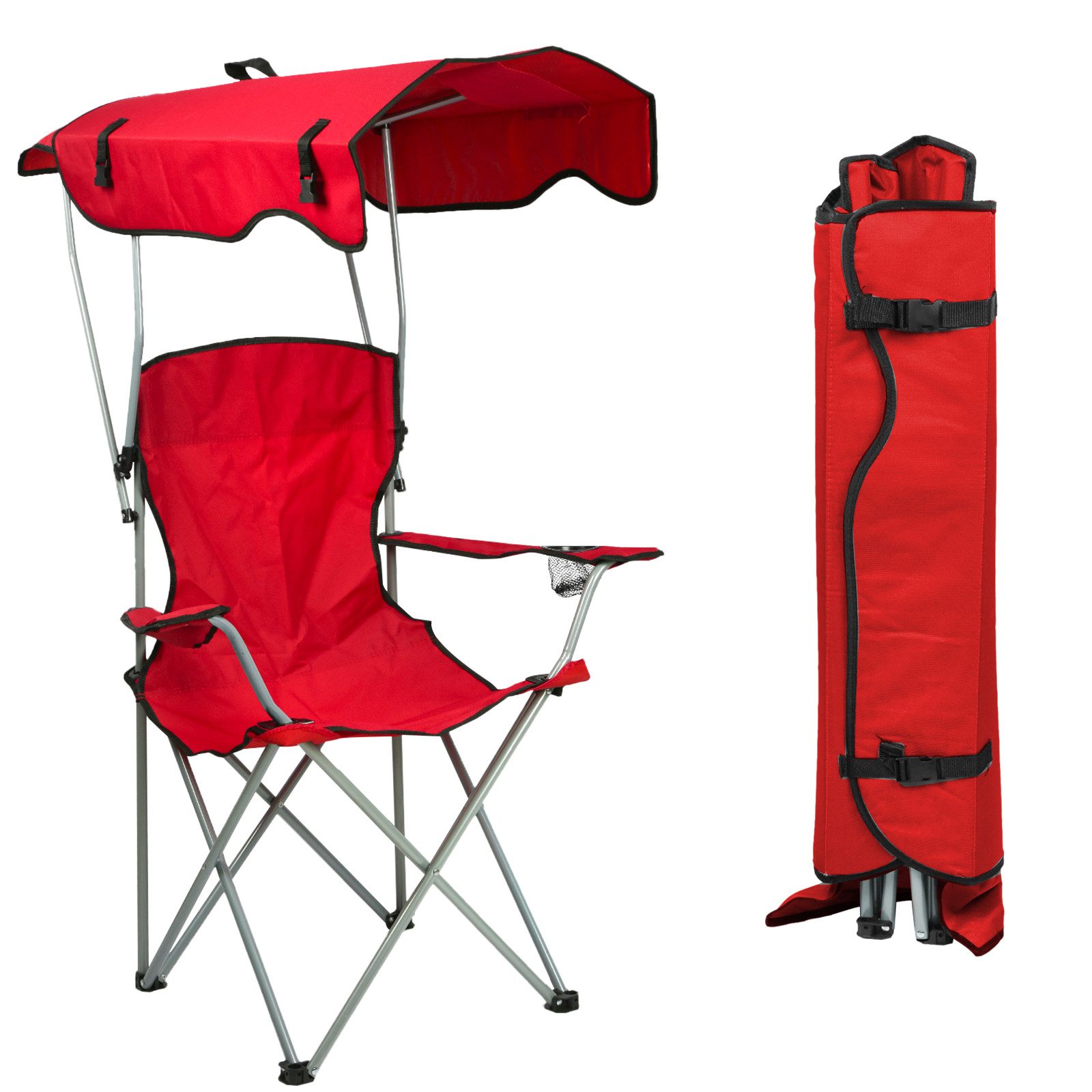 JEOBEST Campingstuhl Klappstühle mit Dach, Luxus günstig online kaufen