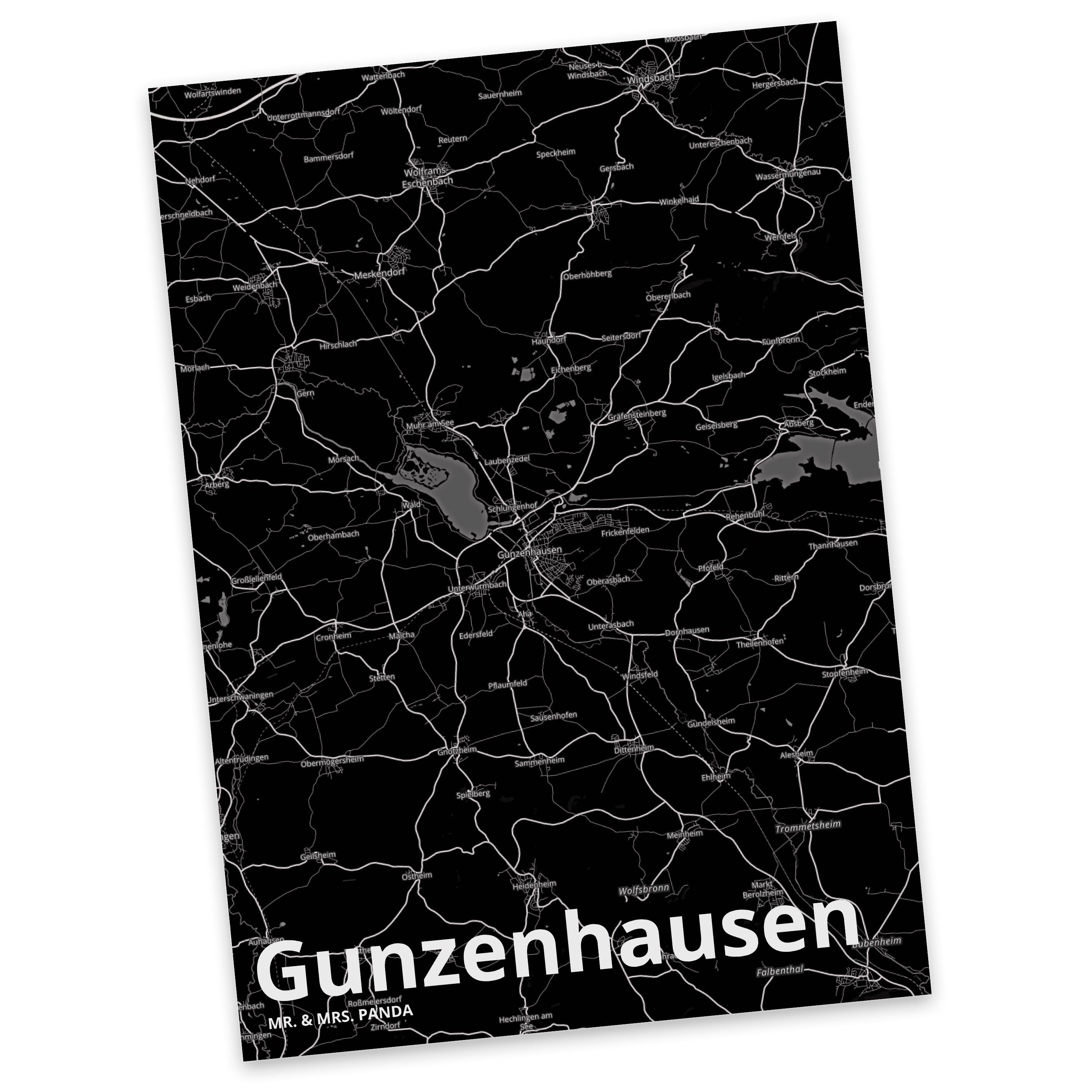 Mrs. Geschenkkarte, Grußkarte, Panda Mr. - Gunzenhausen Geschenk, & Postkarte Geburtstagskarte