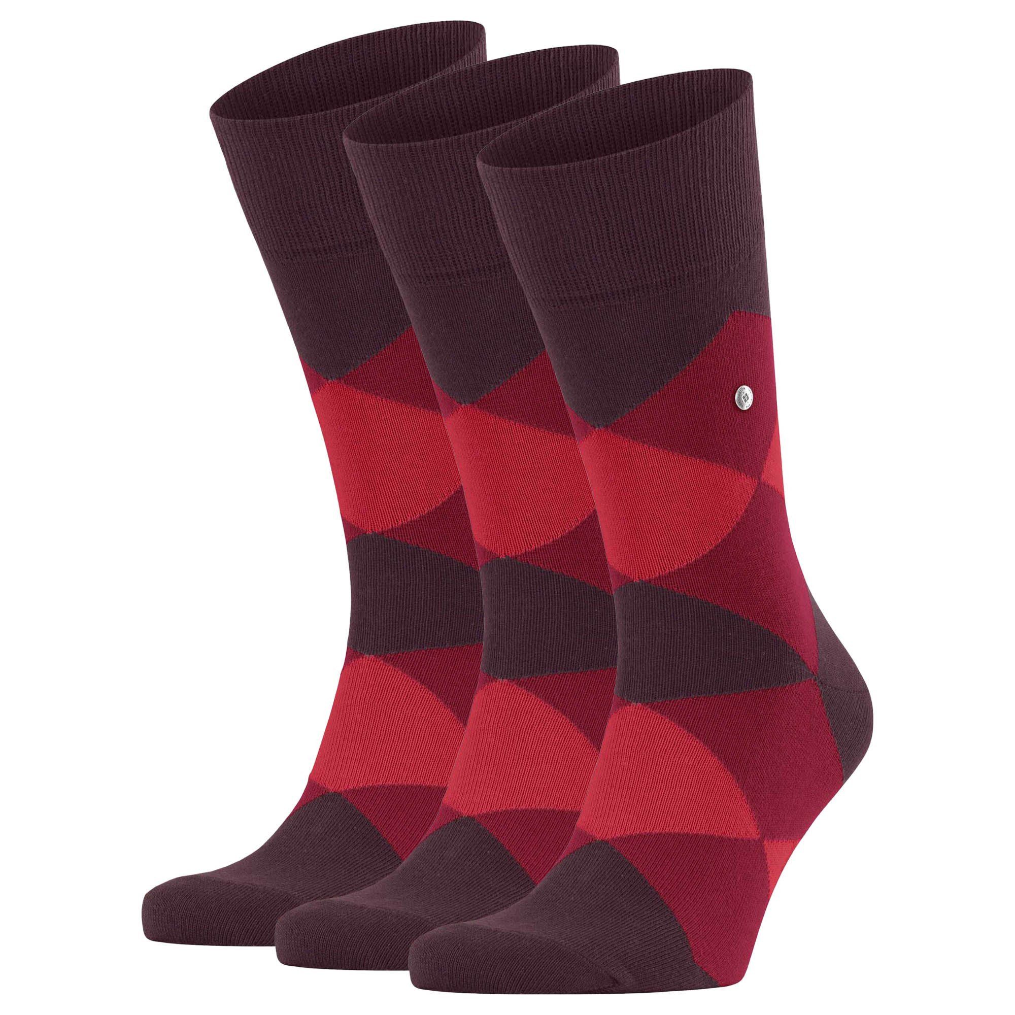 Kurzsocken Herren Socken 3er Pack Baumwolle Clyde