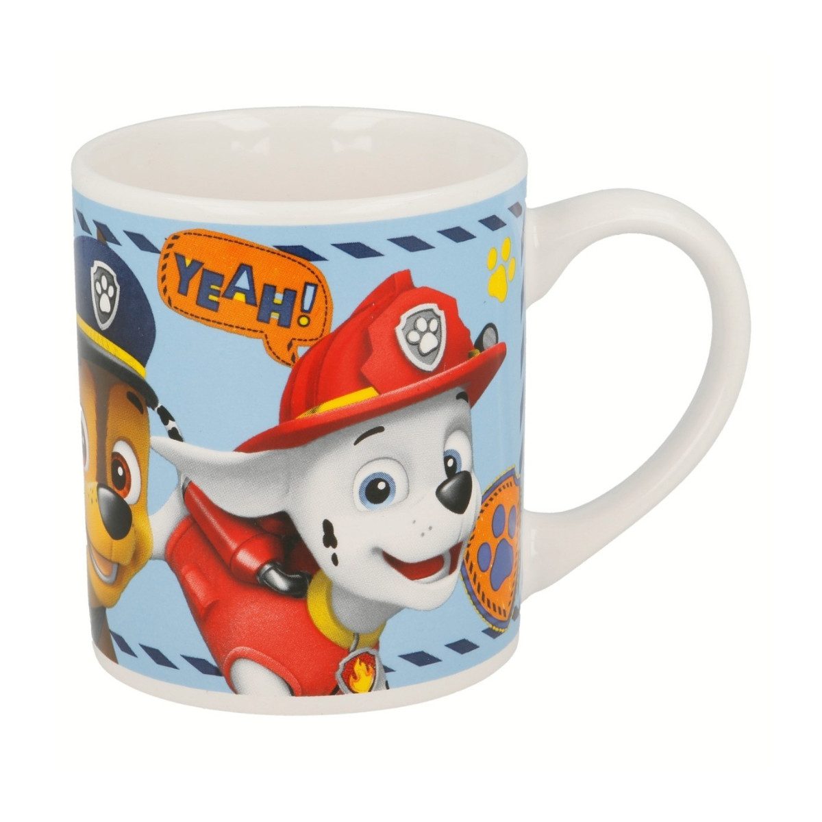 PAW PATROL Geschirr-Set Kinder Keramik 3 teilig Teller Schüssel Becher in Geschenkbox (3-tlg), 1 Personen, Keramik – Bild 4 von 5