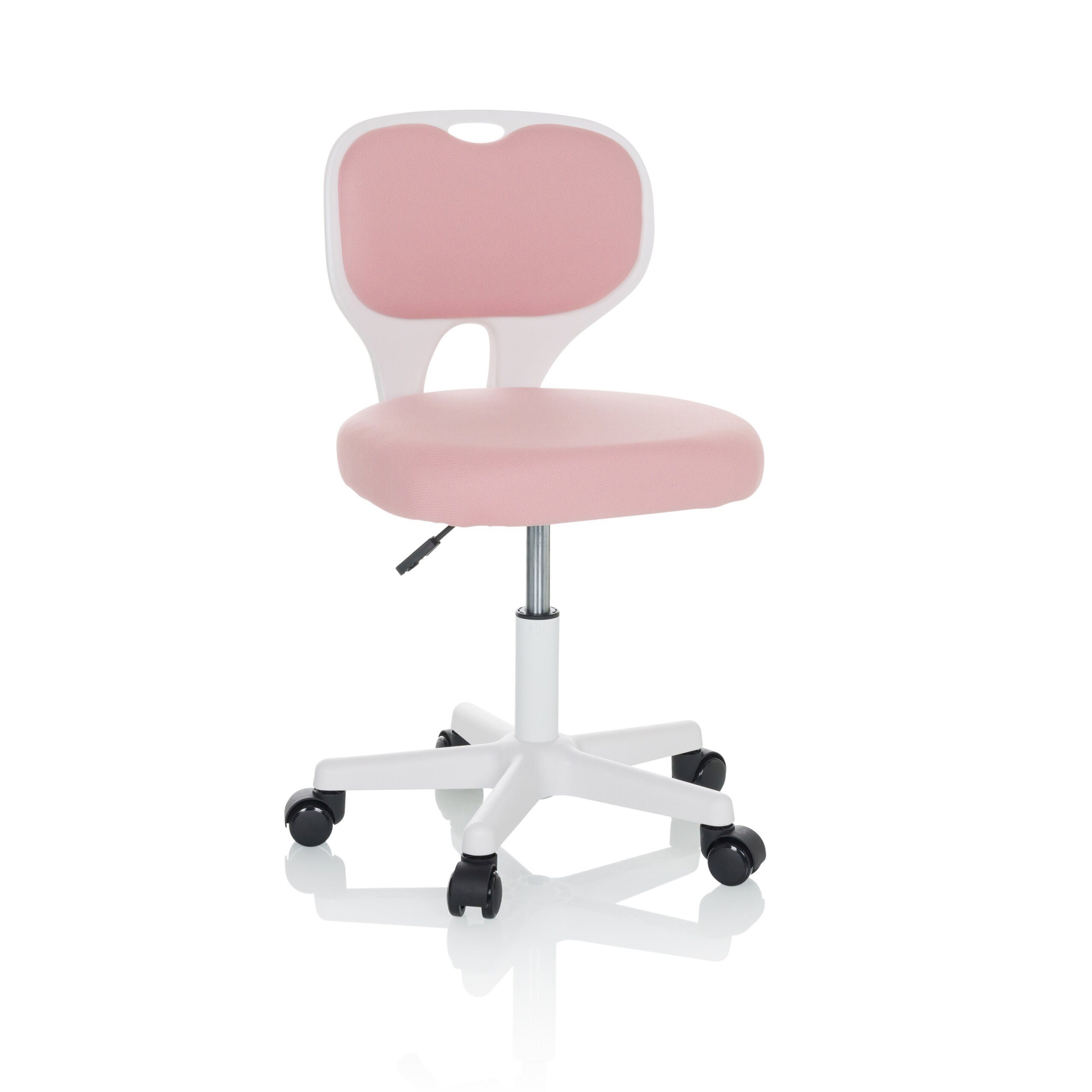 hjh OFFICE Drehstuhl Kinderdrehstuhl Kiddy Top W Stoff ohne Armlehnen (1 St), Kinder Bürostuhl mitwachsend, ergonomisch