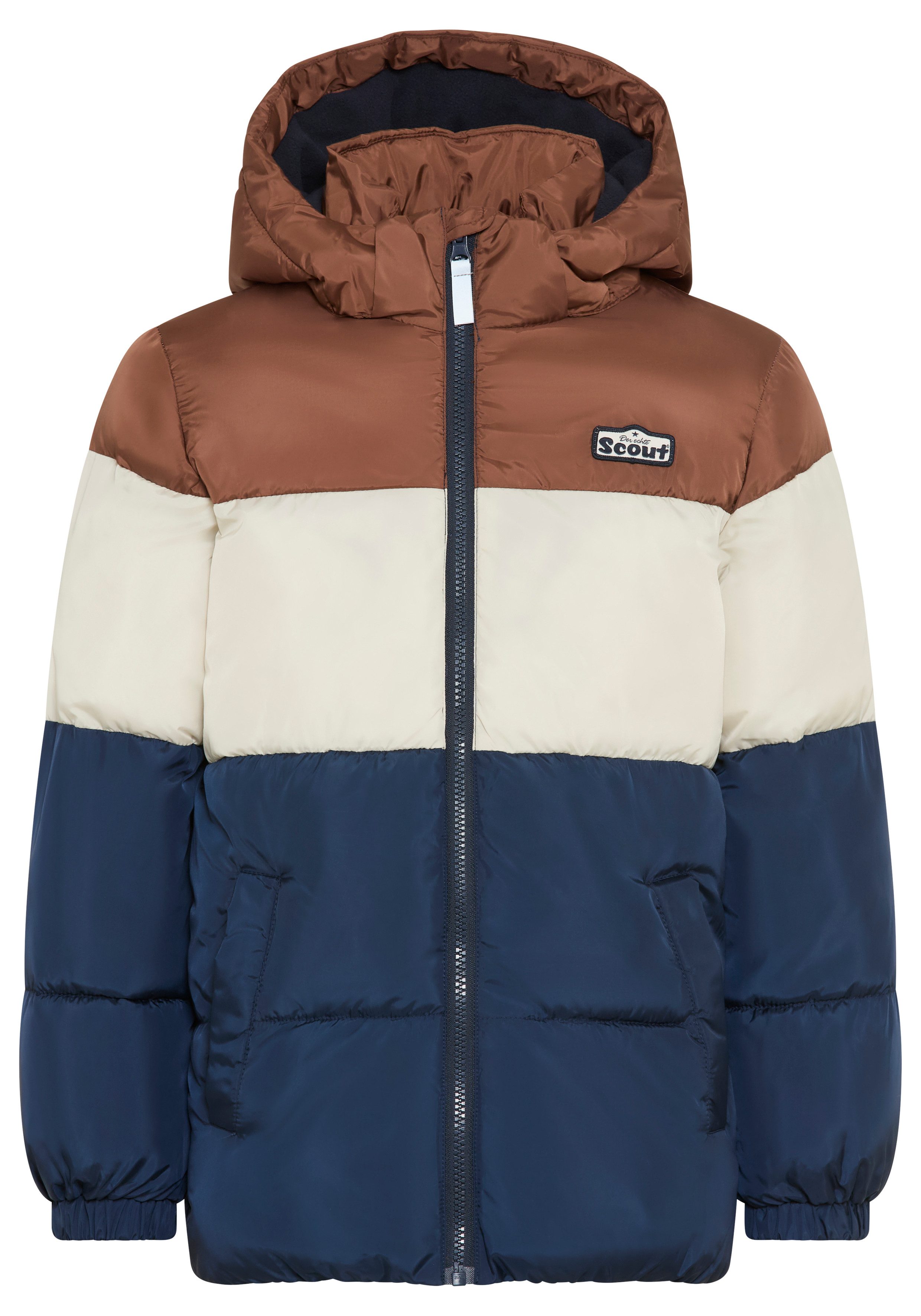 Scout Winterjacke Warme Jacke in Colorblocking-Style - NEU von SCOUT Warme Jacke mit kontrastfarbigen Einsätzen, mit Fleece gefüttert – Bild 5 von 5