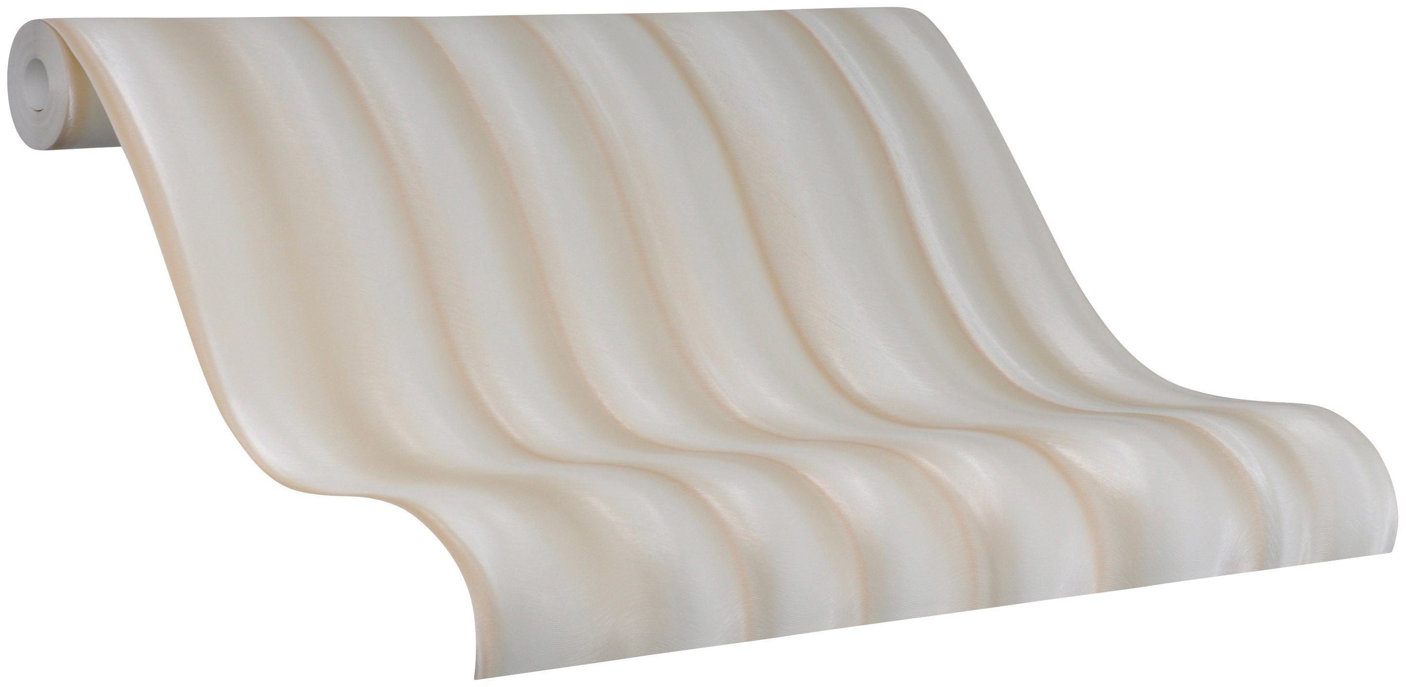 Glööckler Vliestapete, 3D-Optik, Schlangenhautoptik, glänzend, (1 St), moderne Tapete für Wohnzimmer Schlafzimmer Küche